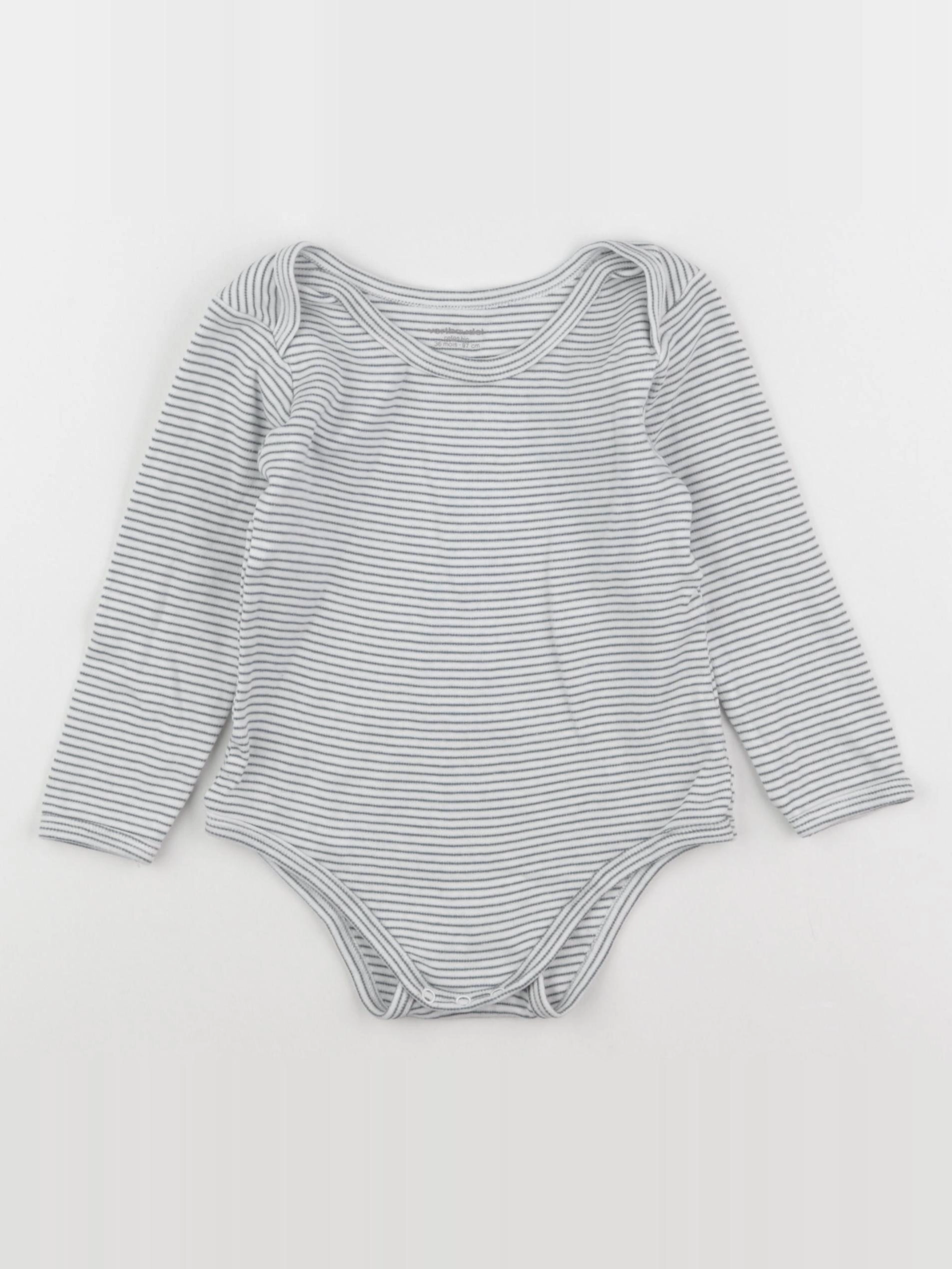 Vertbaudet - body vert - 36 mois