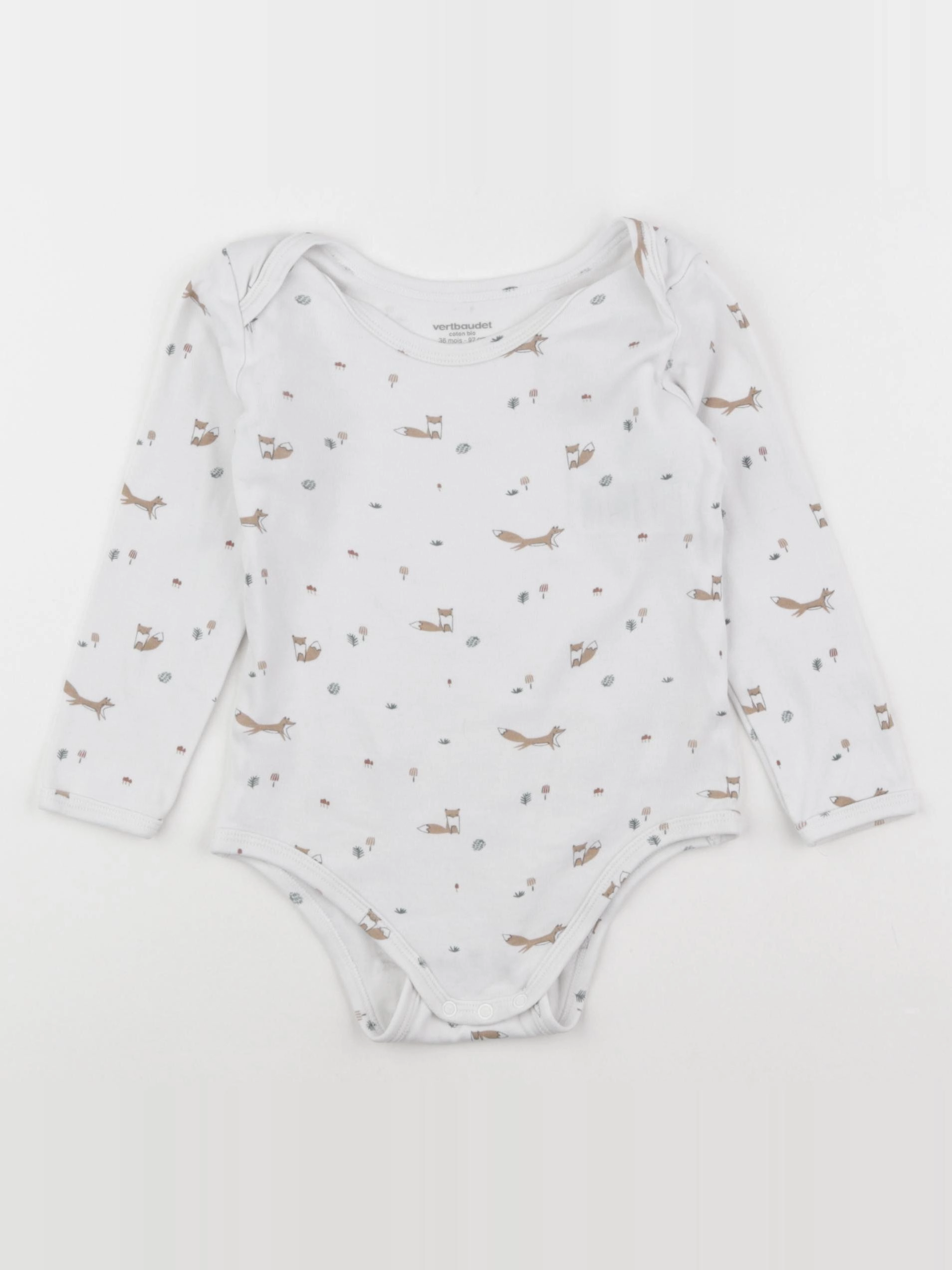 Vertbaudet - body blanc - 36 mois