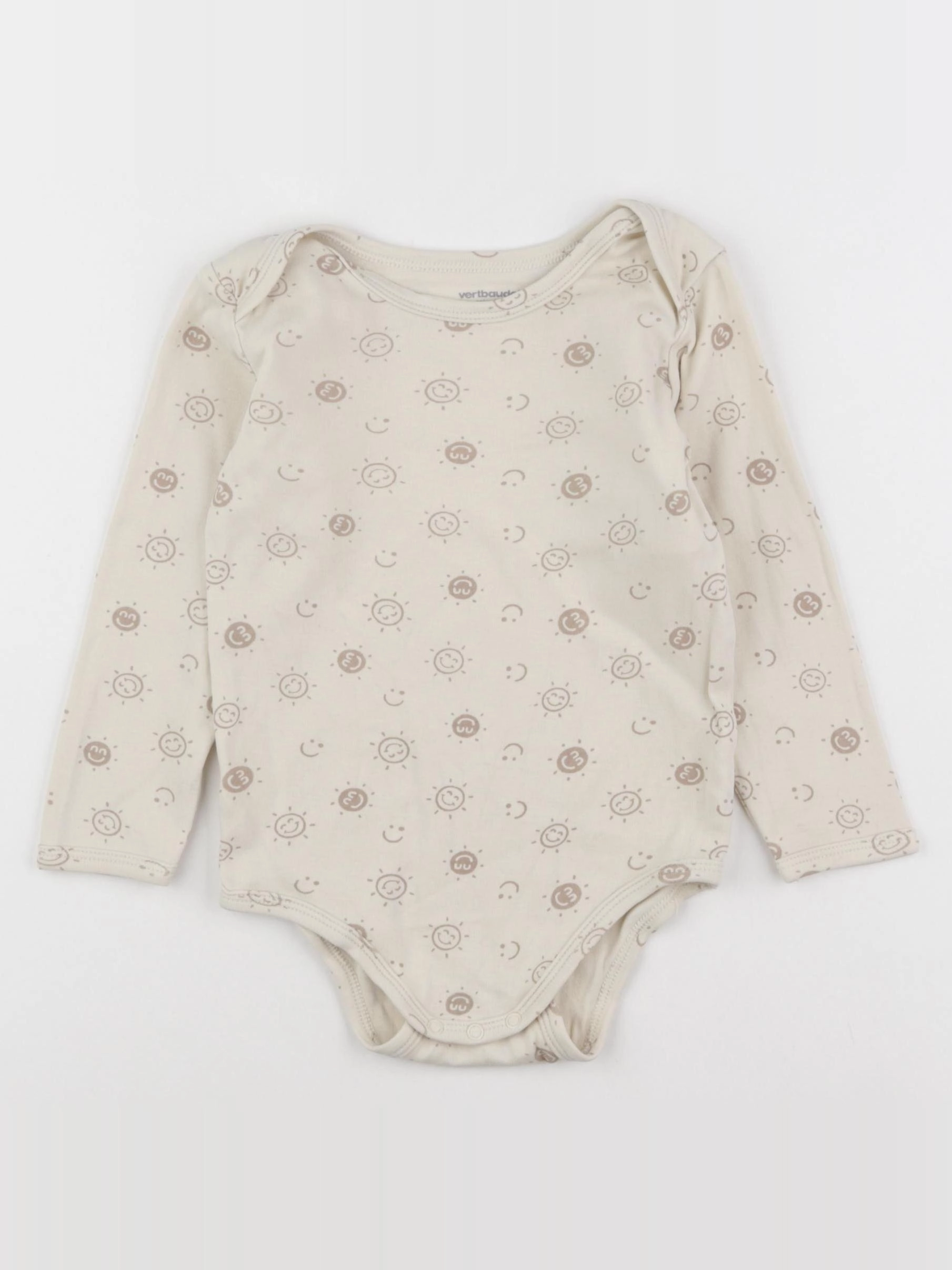 Vertbaudet - body beige - 36 mois