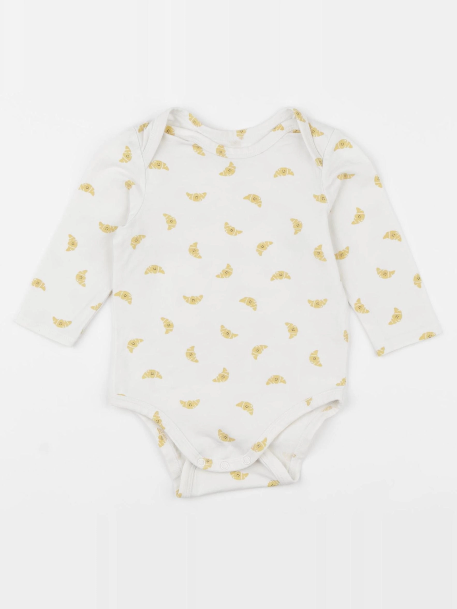 Tape à l'oeil - body jaune, beige - 9 mois
