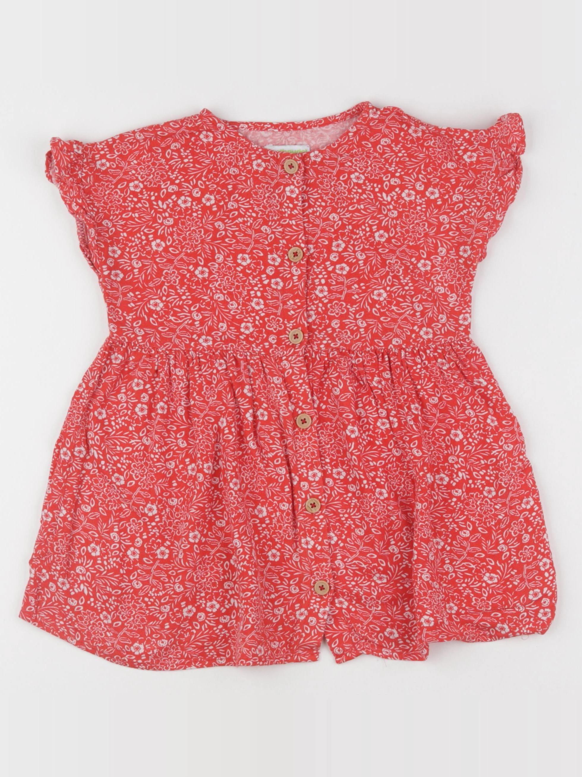 Vertbaudet - robe rouge - 3 ans