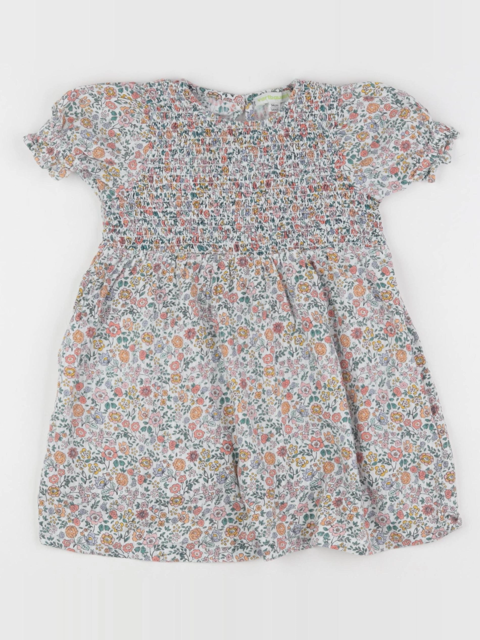 Vertbaudet - robe rose - 3 ans