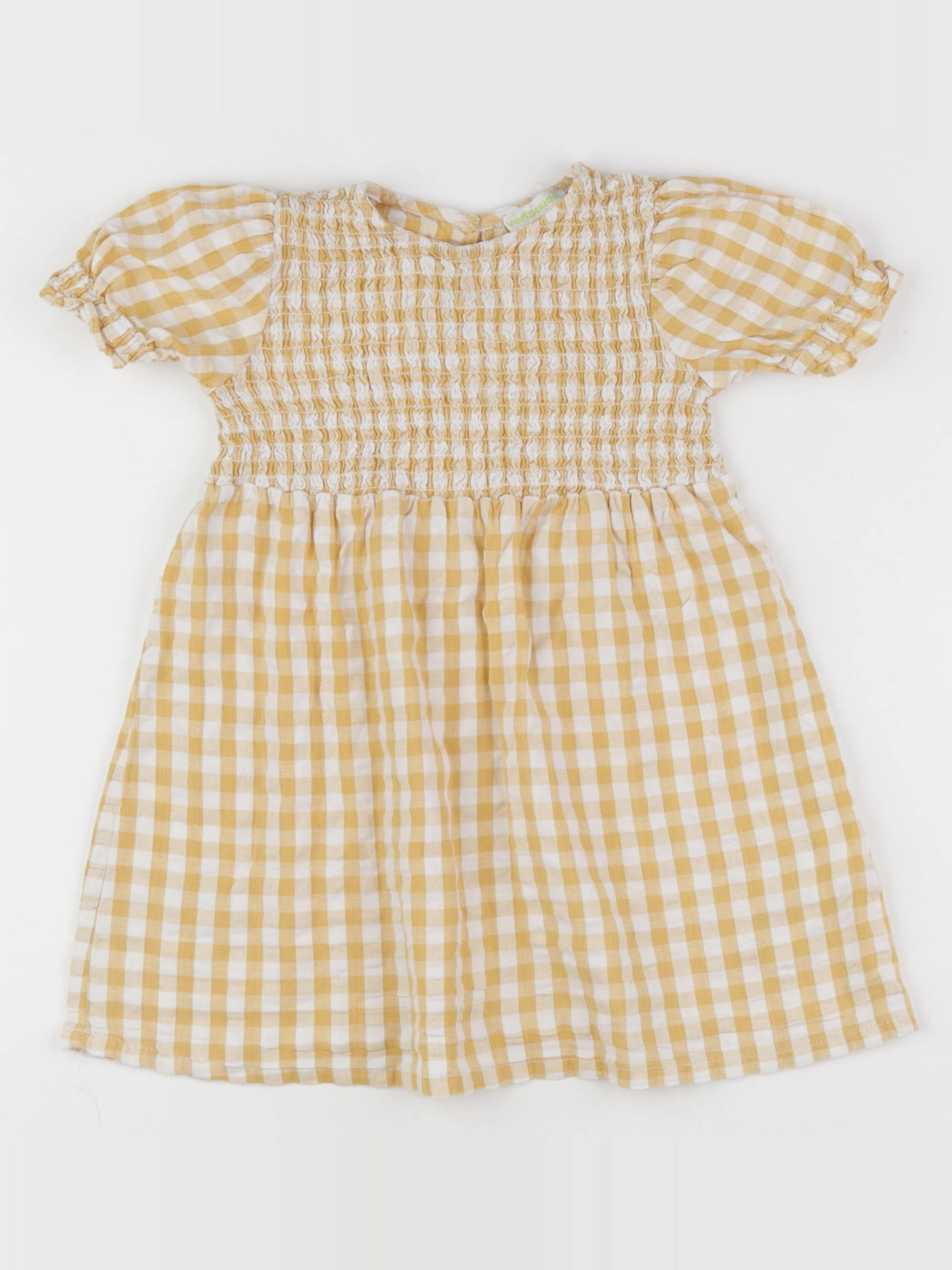 Vertbaudet - robe jaune - 3 ans