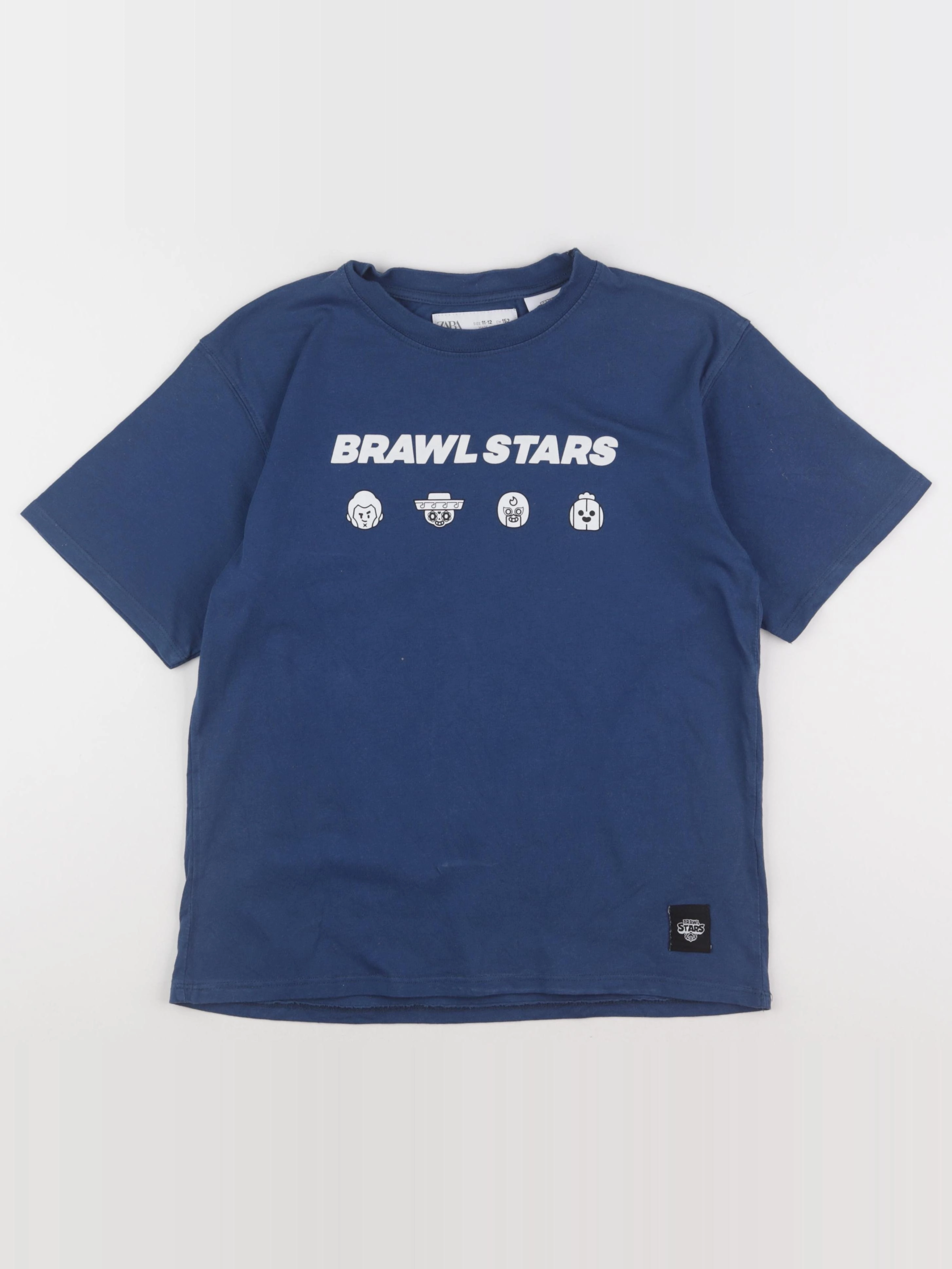 Zara - tee-shirt imprimé au dos bleu - 11/12 ans