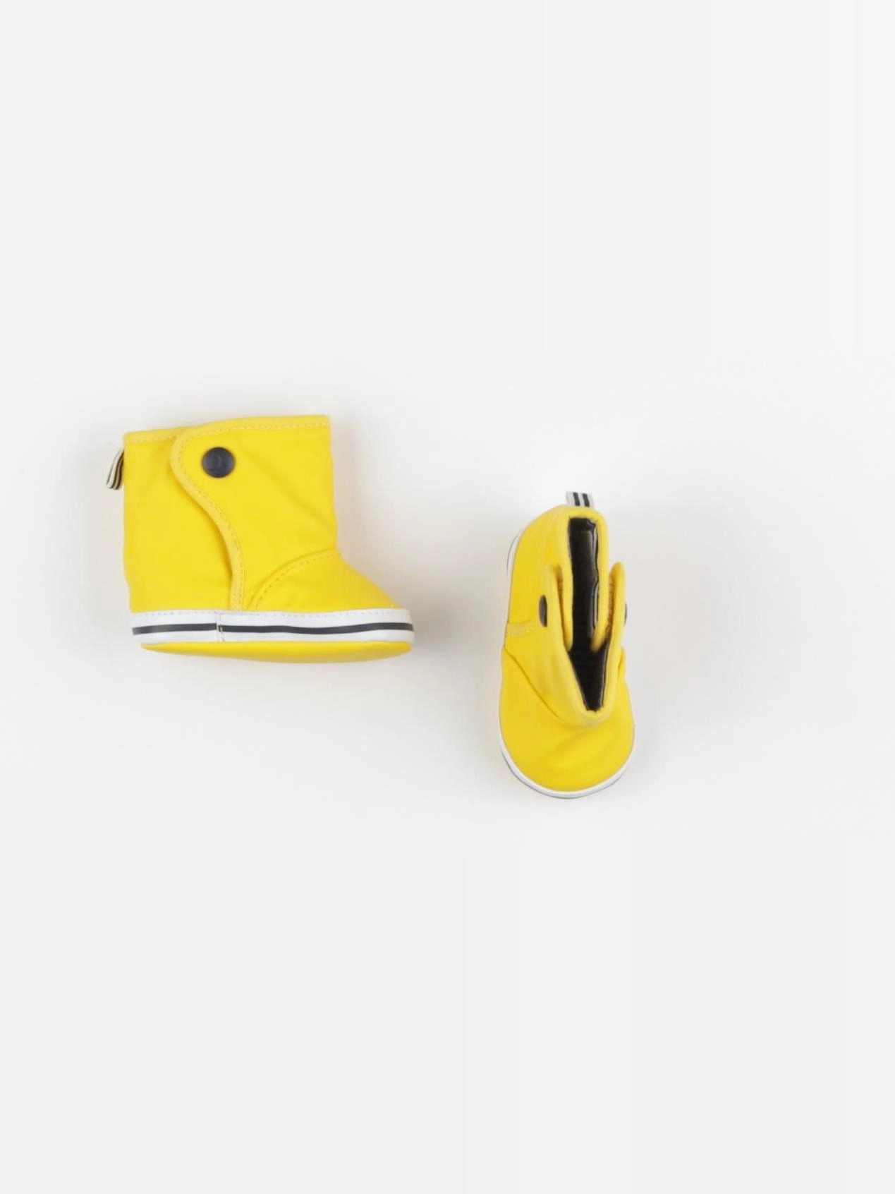 Petit Bateau - chaussons jaune - pointure 17/18