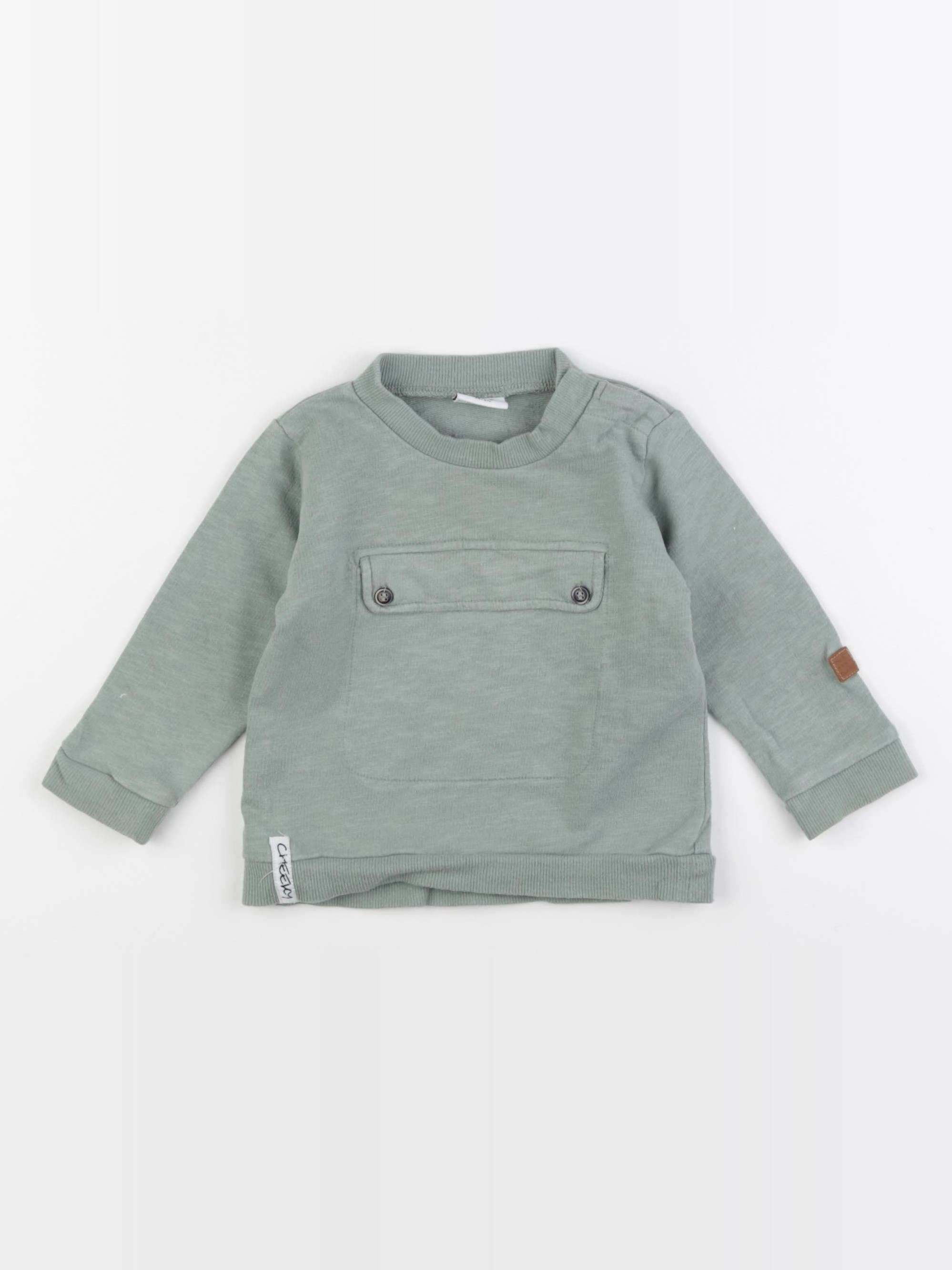 Hust & Claire - sweat vert - 9 mois