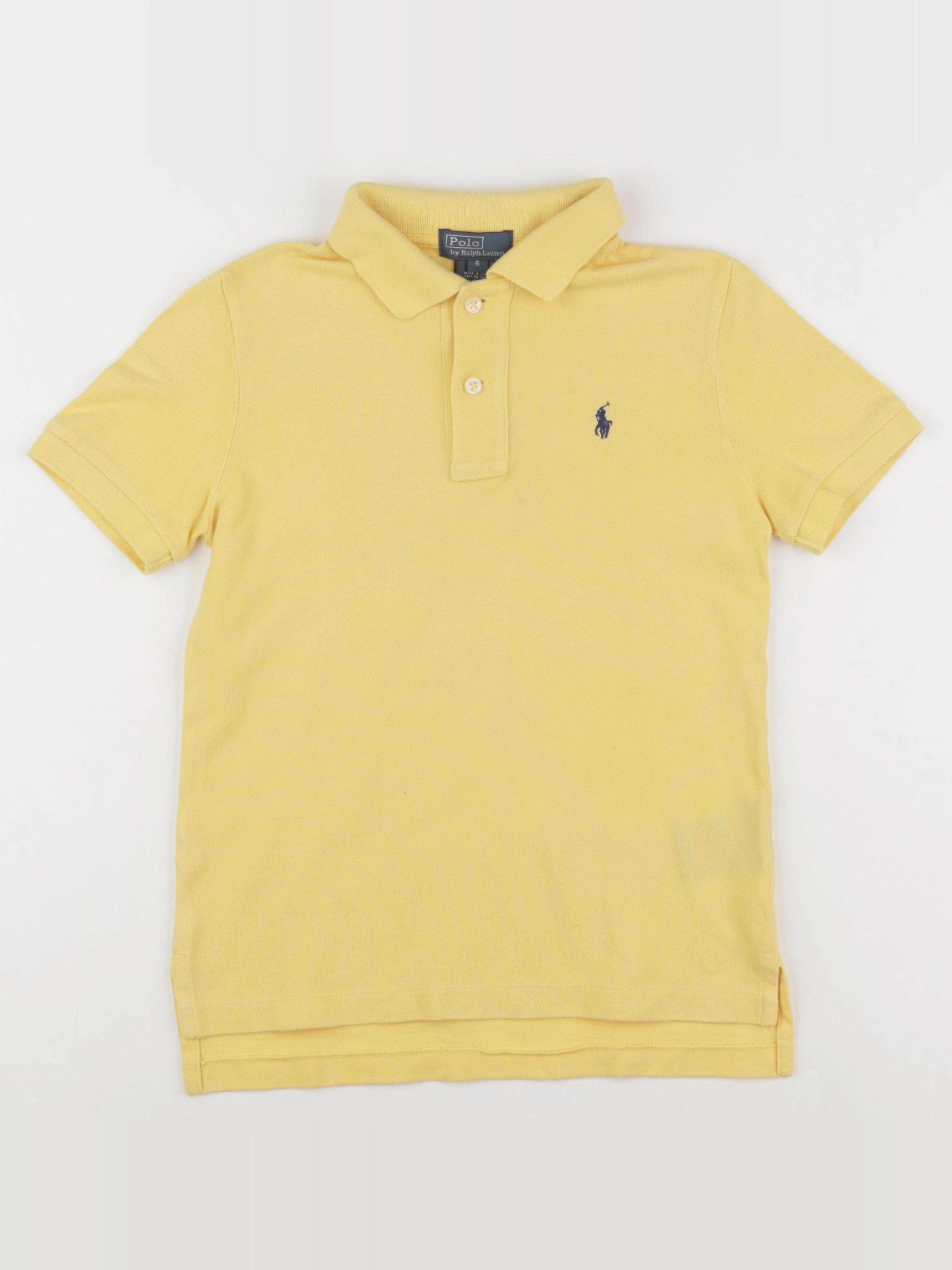 Ralph Lauren - polo jaune - 6 ans