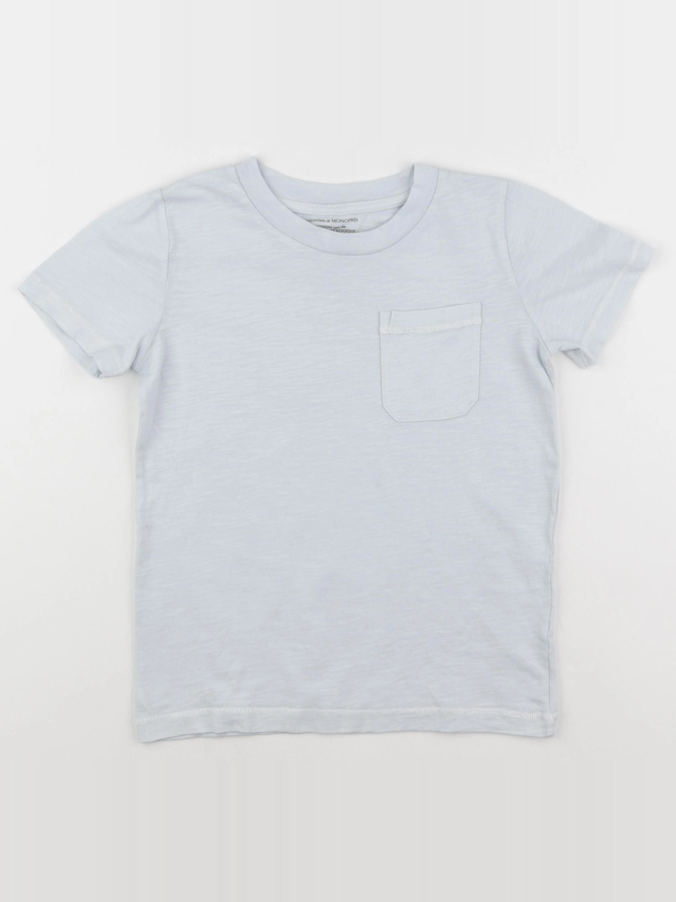 Monoprix - tee-shirt bleu - 6 ans