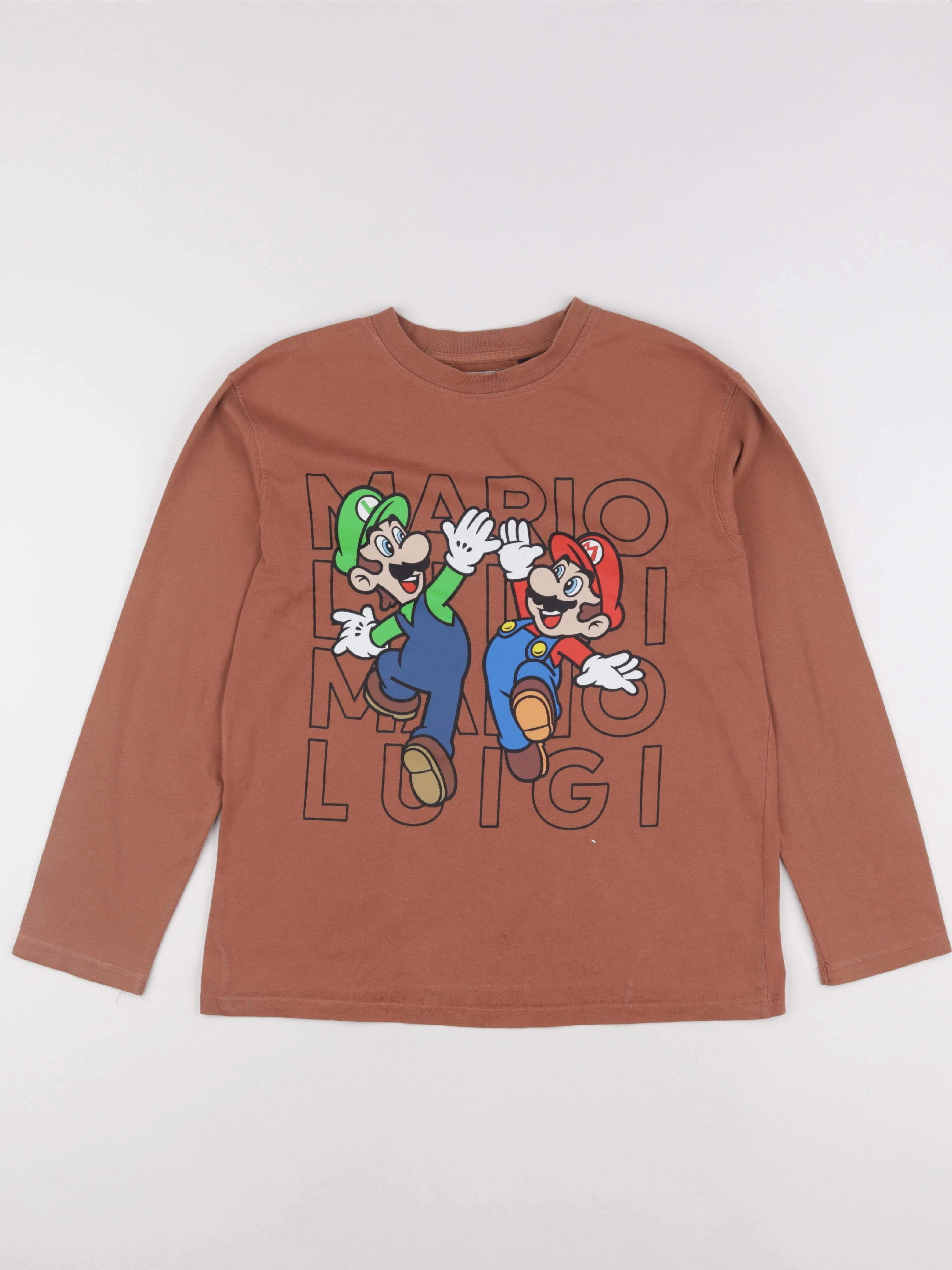 Zara - tee-shirt marron - 11/12 ans