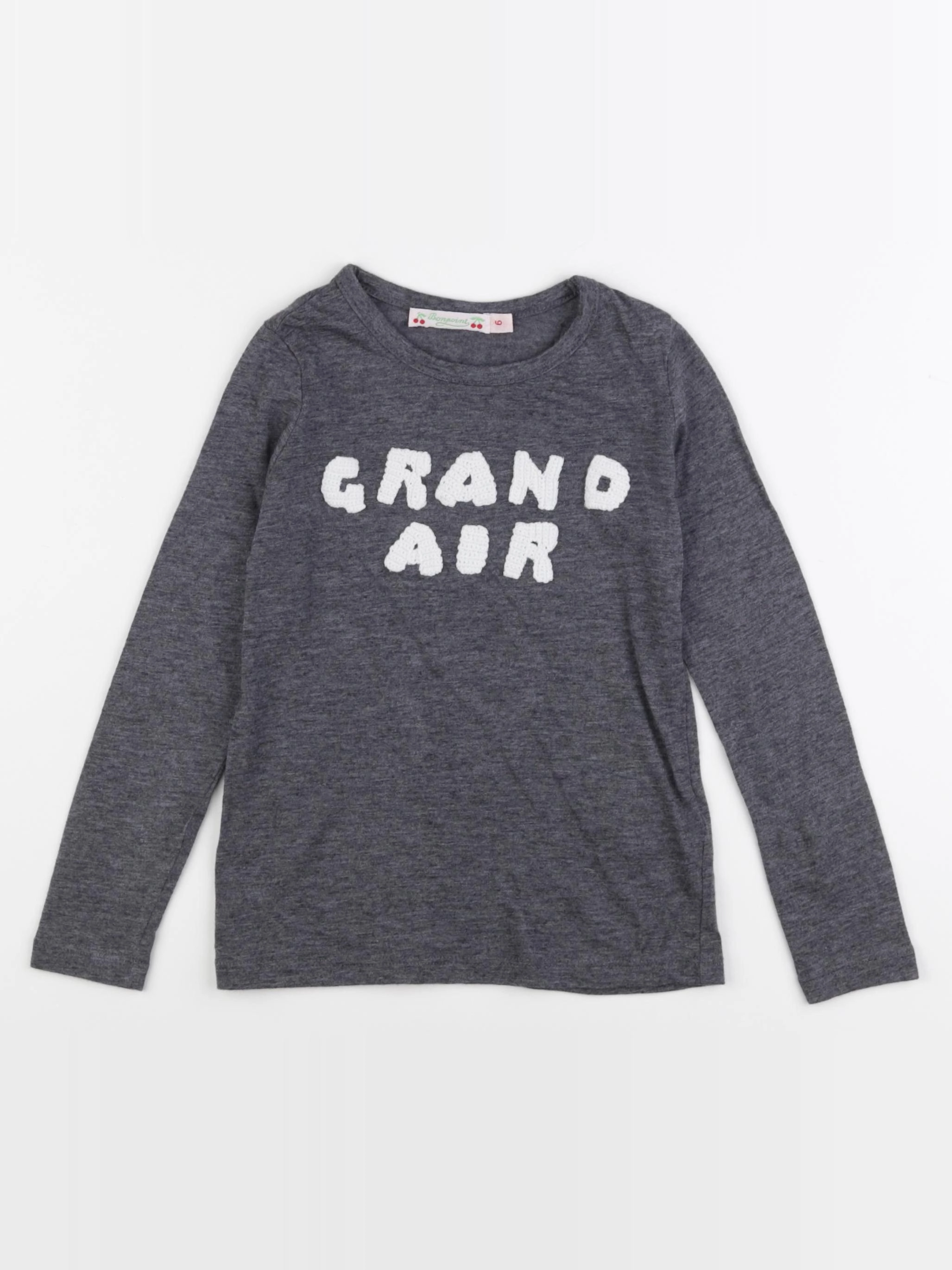 Bonpoint - tee-shirt gris - 6 ans
