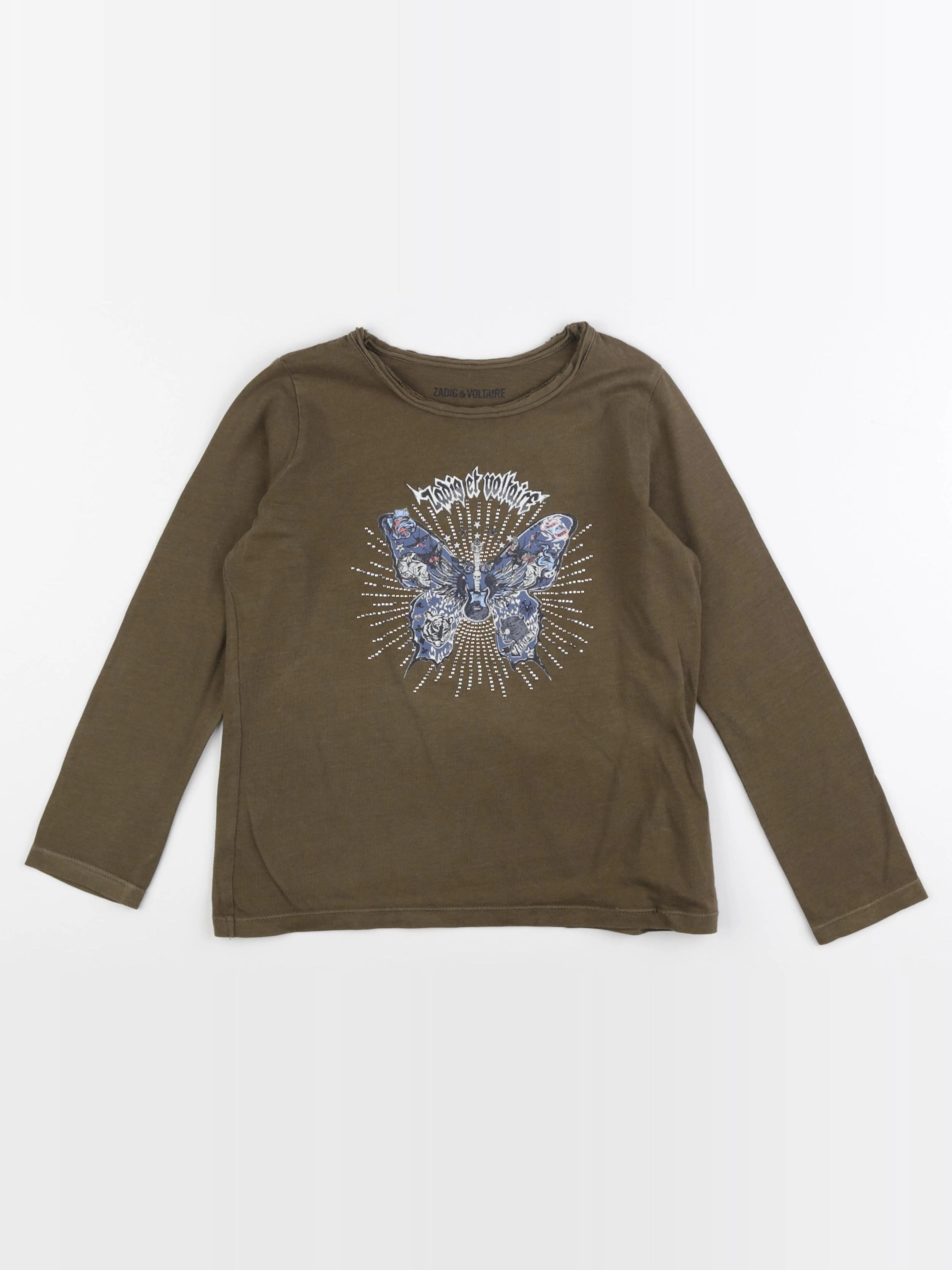 Zadig & Voltaire - tee-shirt vert - 6 ans