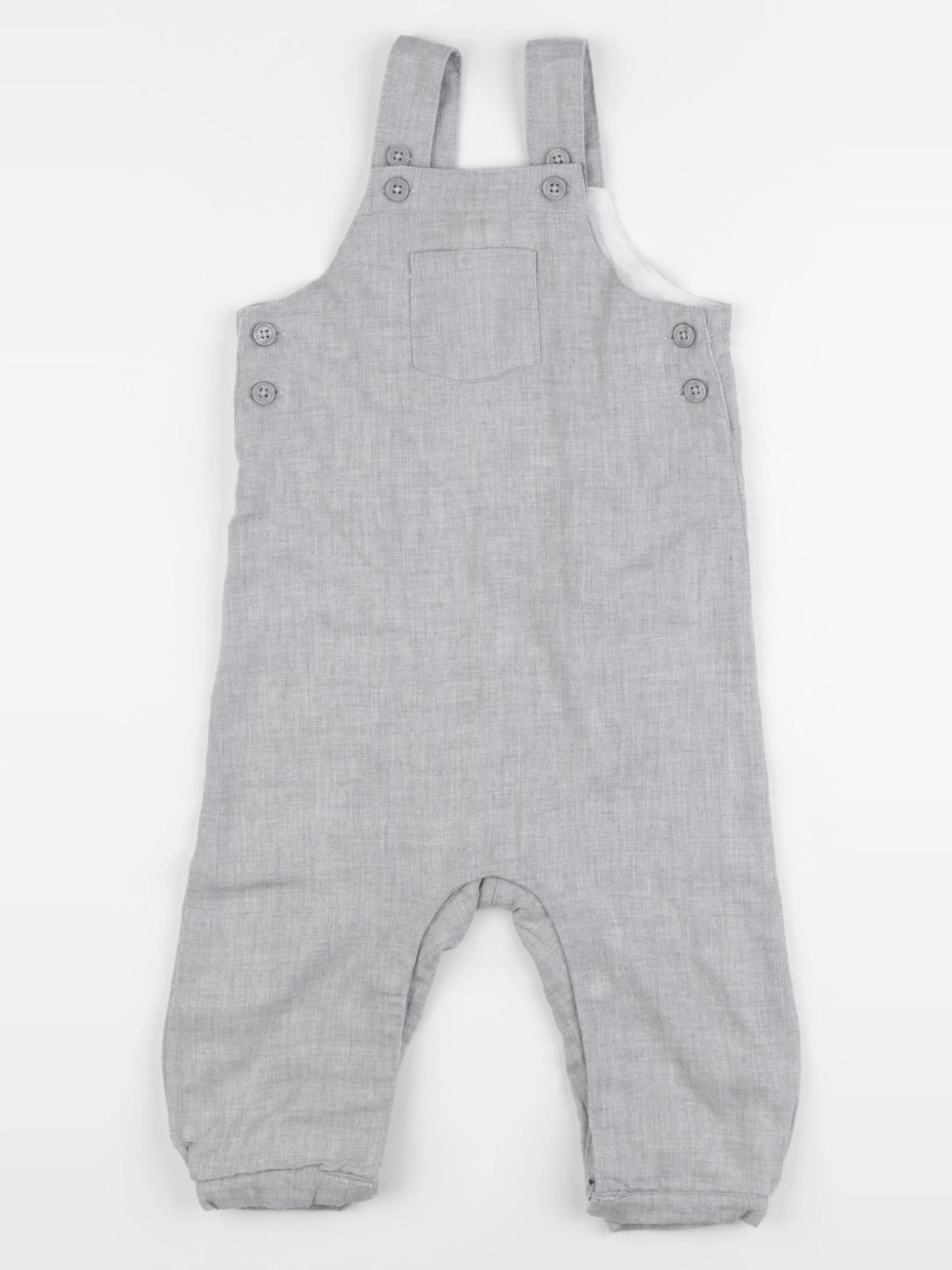 Carrément Beau - salopette gris - 9 mois