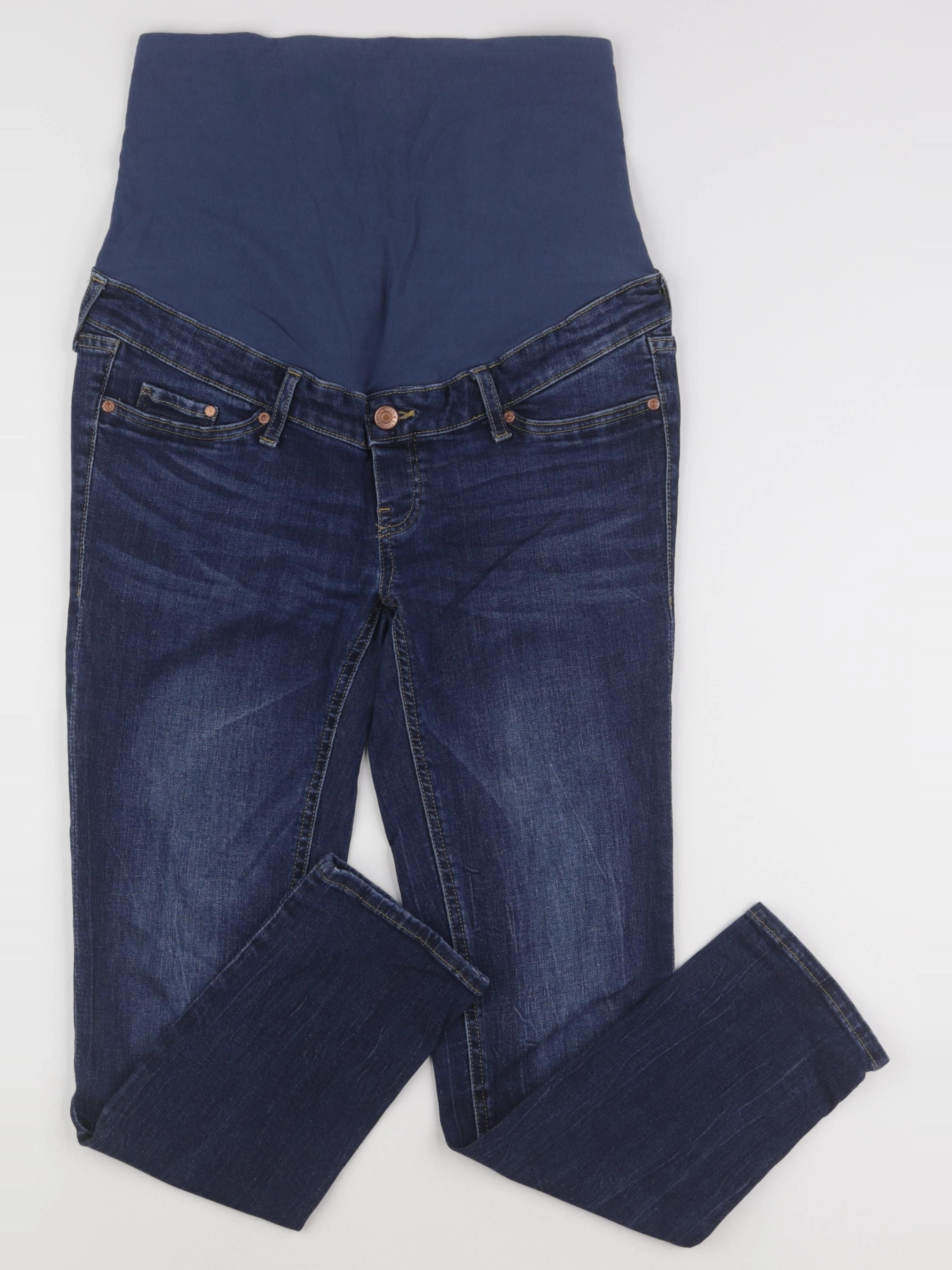 H&M - jean grossesse bleu - 38