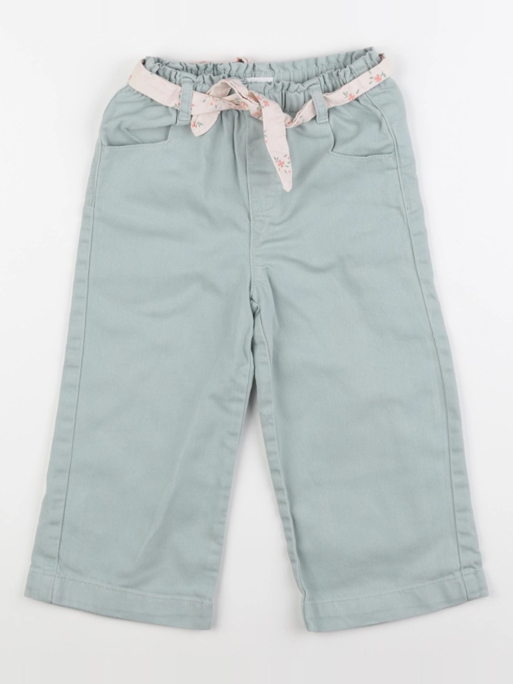 Vertbaudet - jean vert - 2 ans