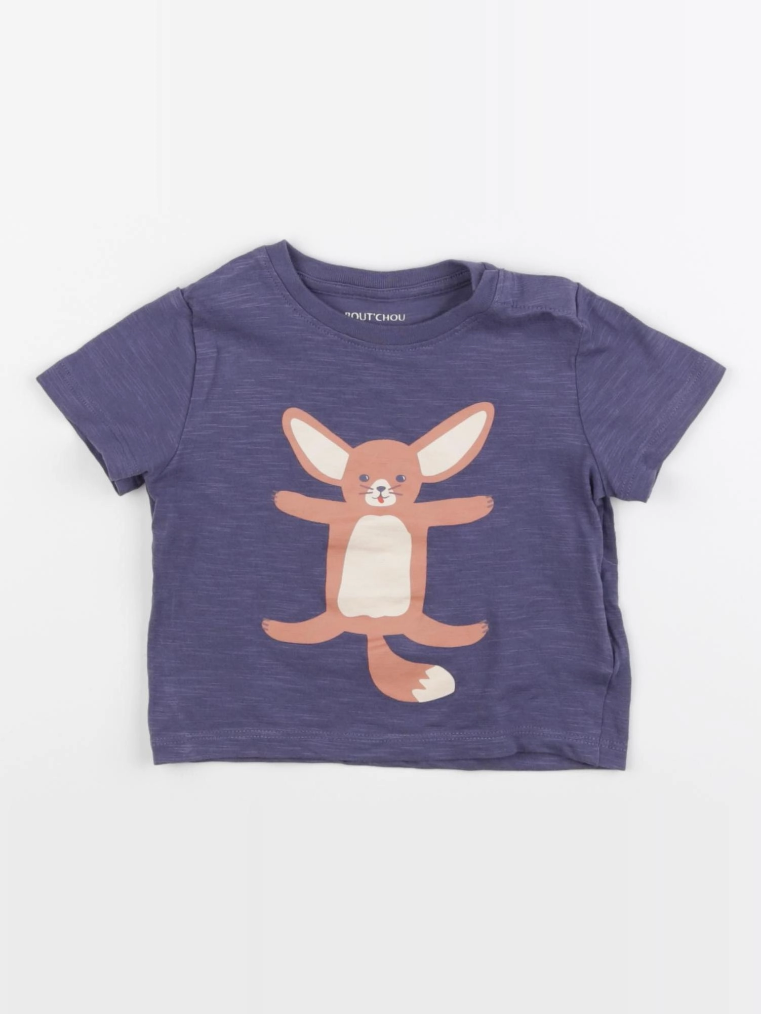 Boutchou - tee-shirt bleu - 9 mois