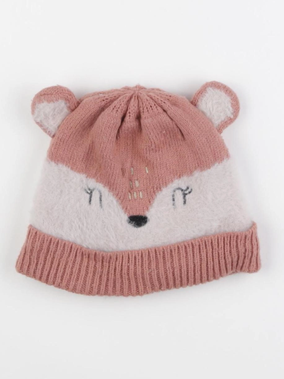 Vertbaudet - bonnet rose - 2/3 ans