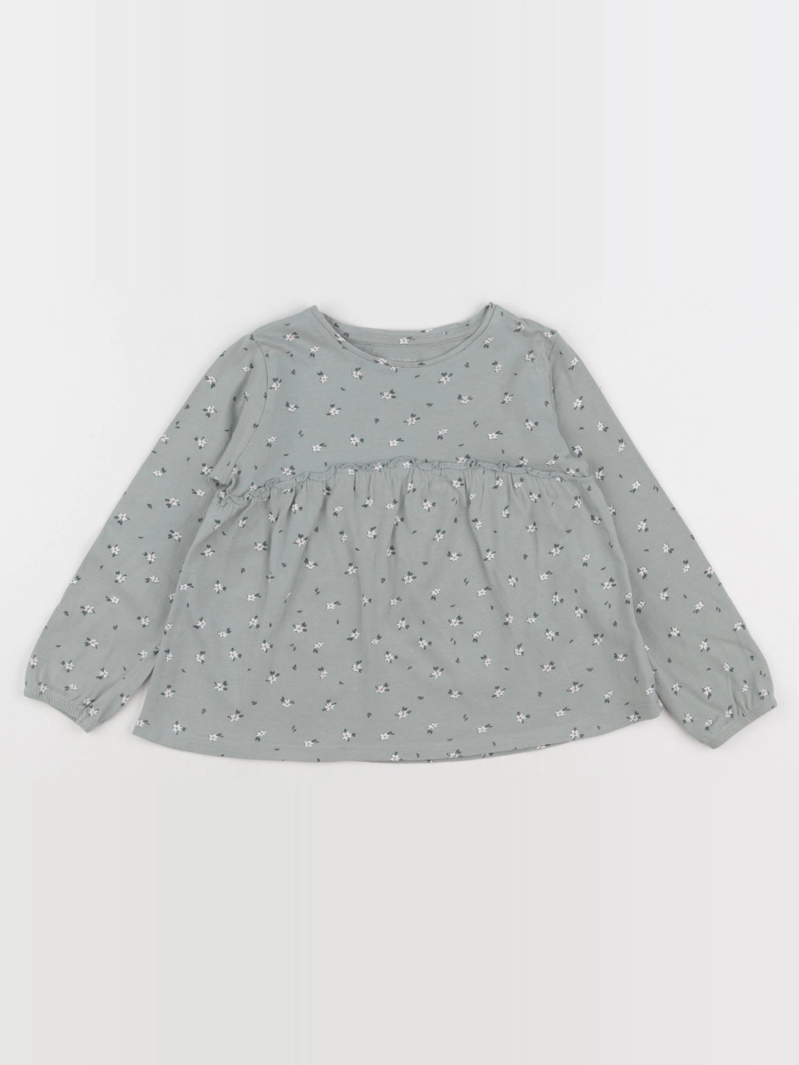 Vertbaudet - tee-shirt bleu - 4 ans