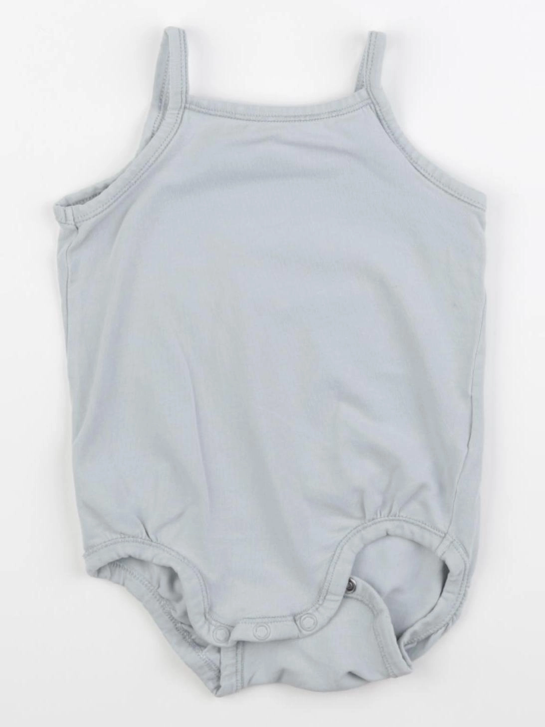 H&M - body bleu - 9/12 mois