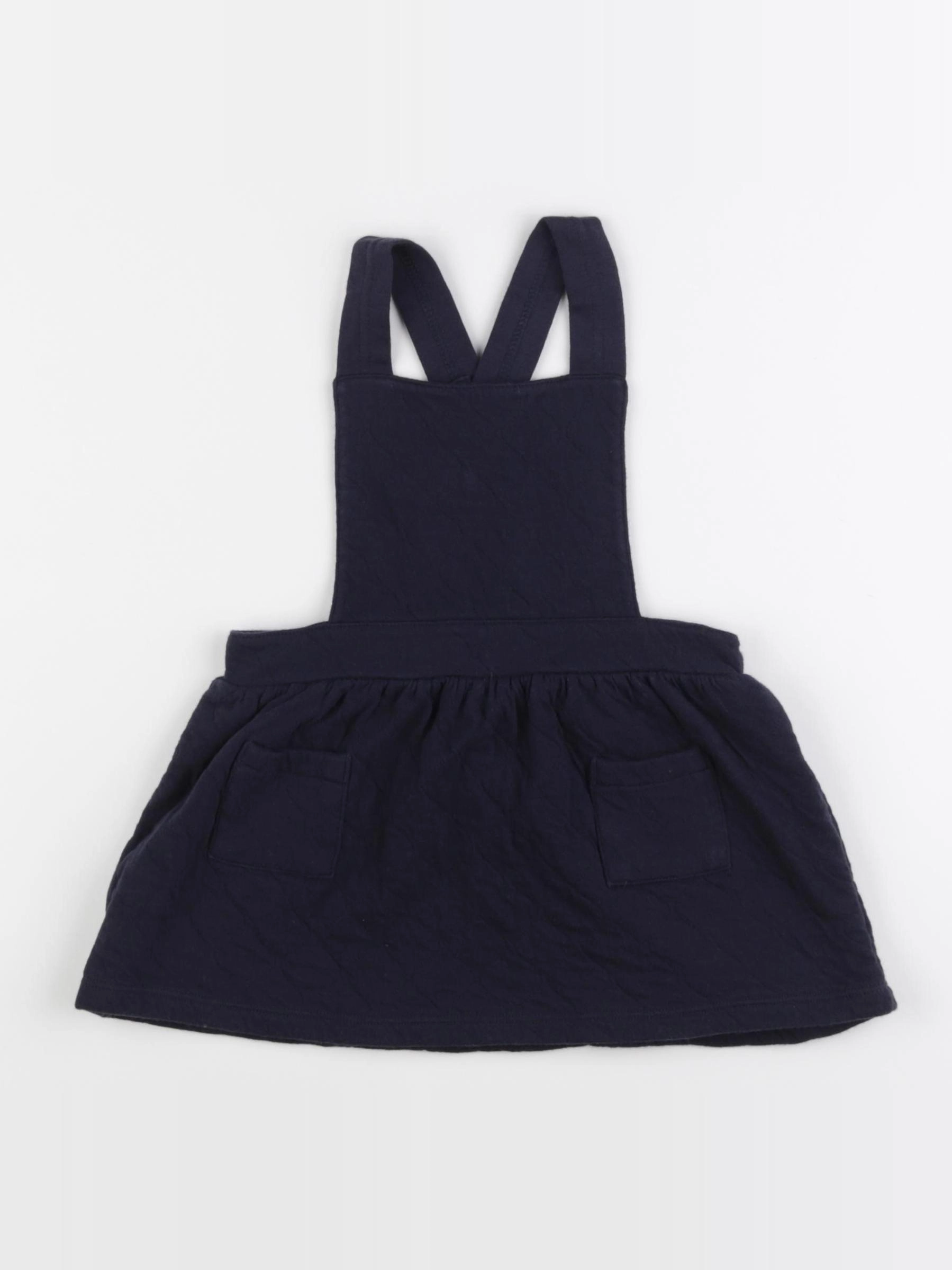 Petit Bateau - robe bleu - 18 mois