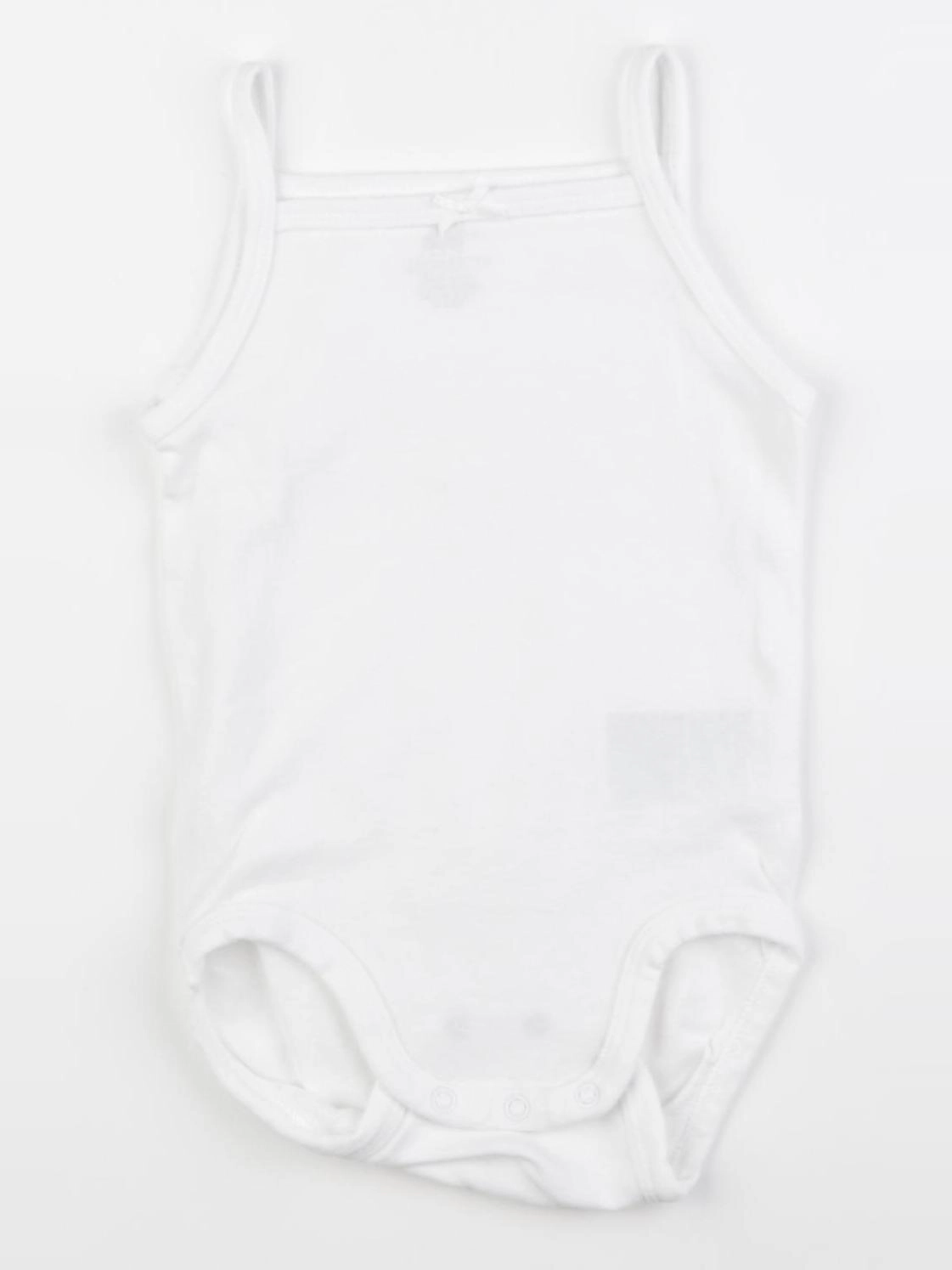 H&M - body blanc - 6/9 mois