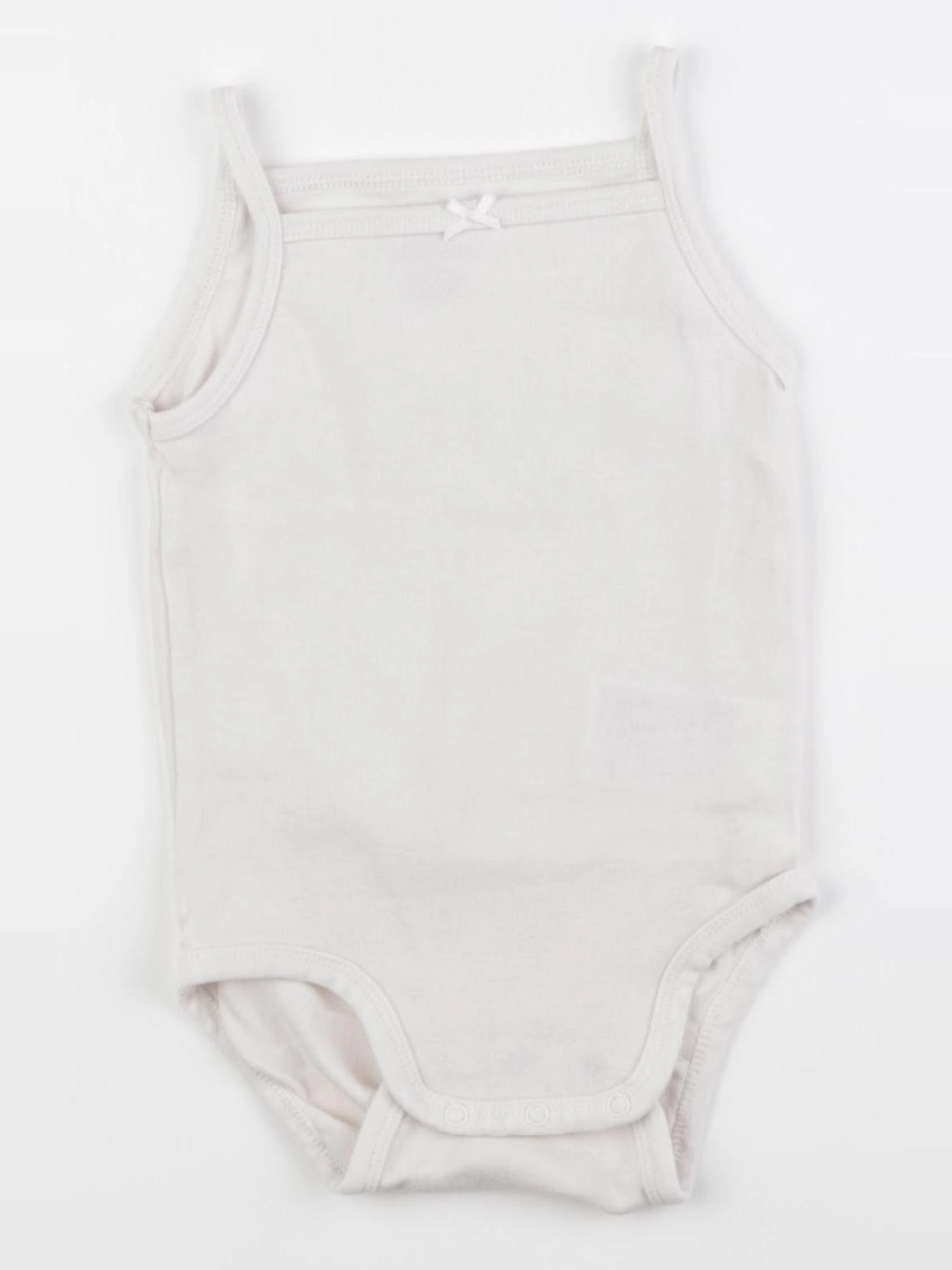 H&M - body beige - 6/9 mois