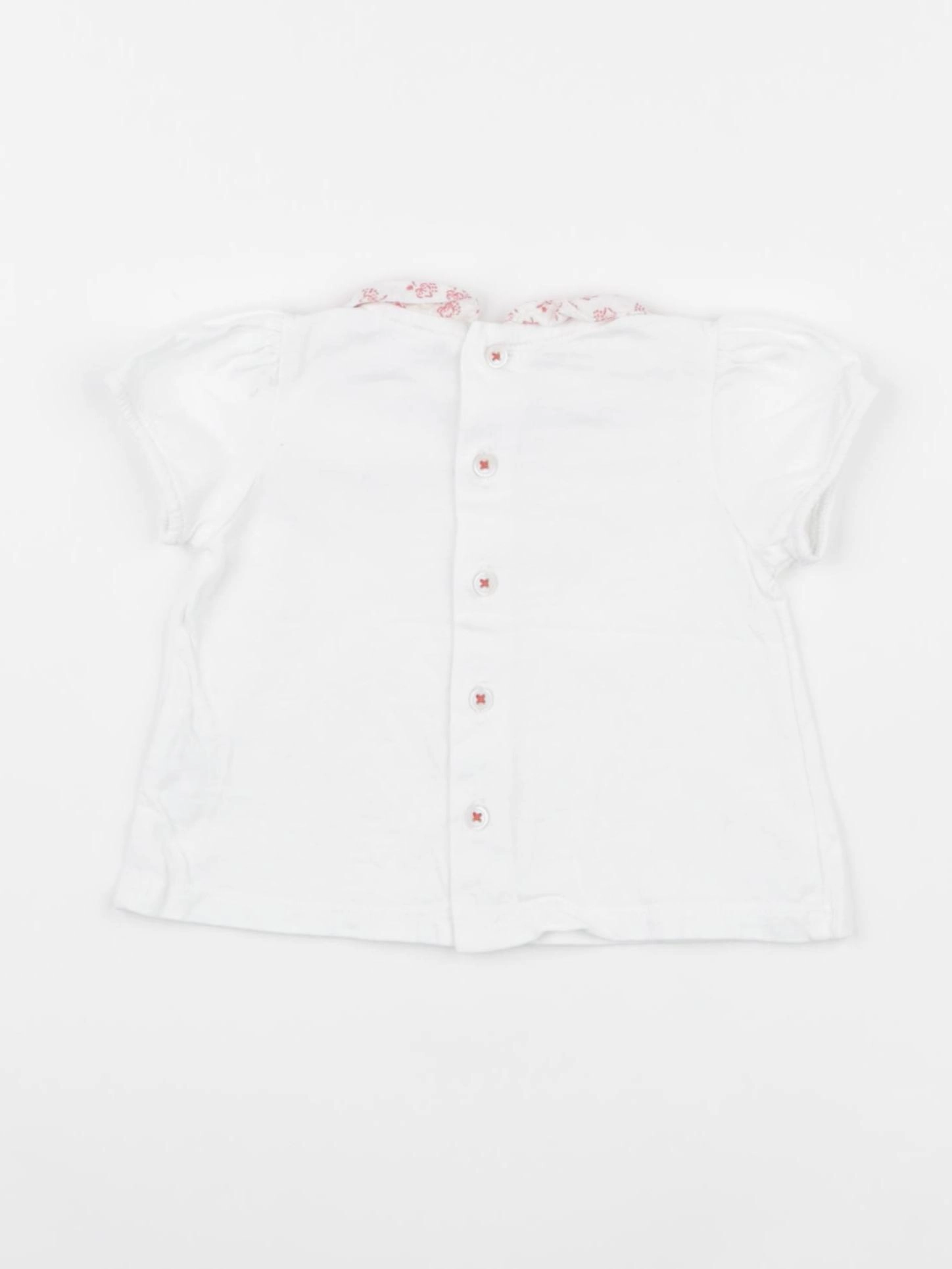Boutchou - tee-shirt blanc - 1 mois