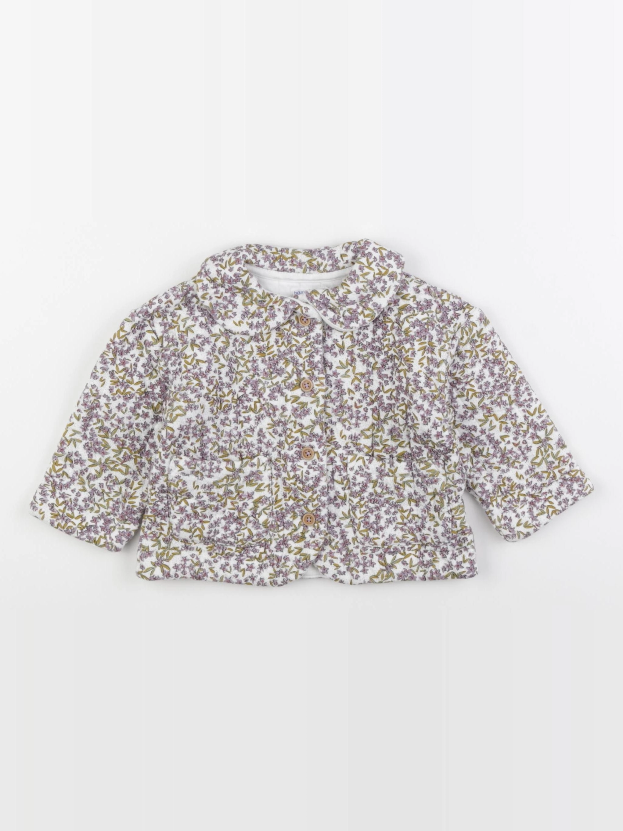 Boutchou - veste violet - 12 mois