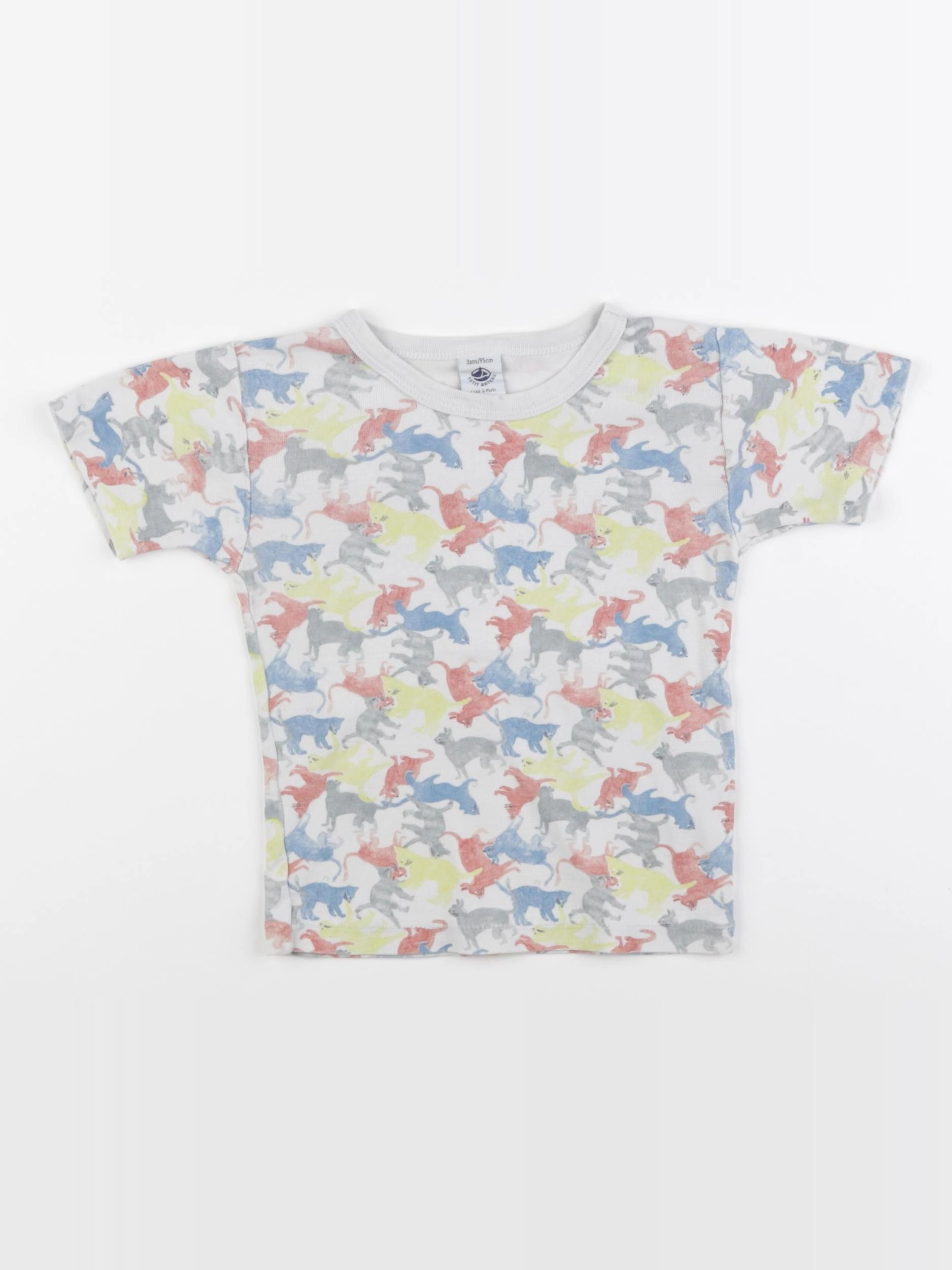 Petit Bateau - maillot de corps multicolore - 3 ans