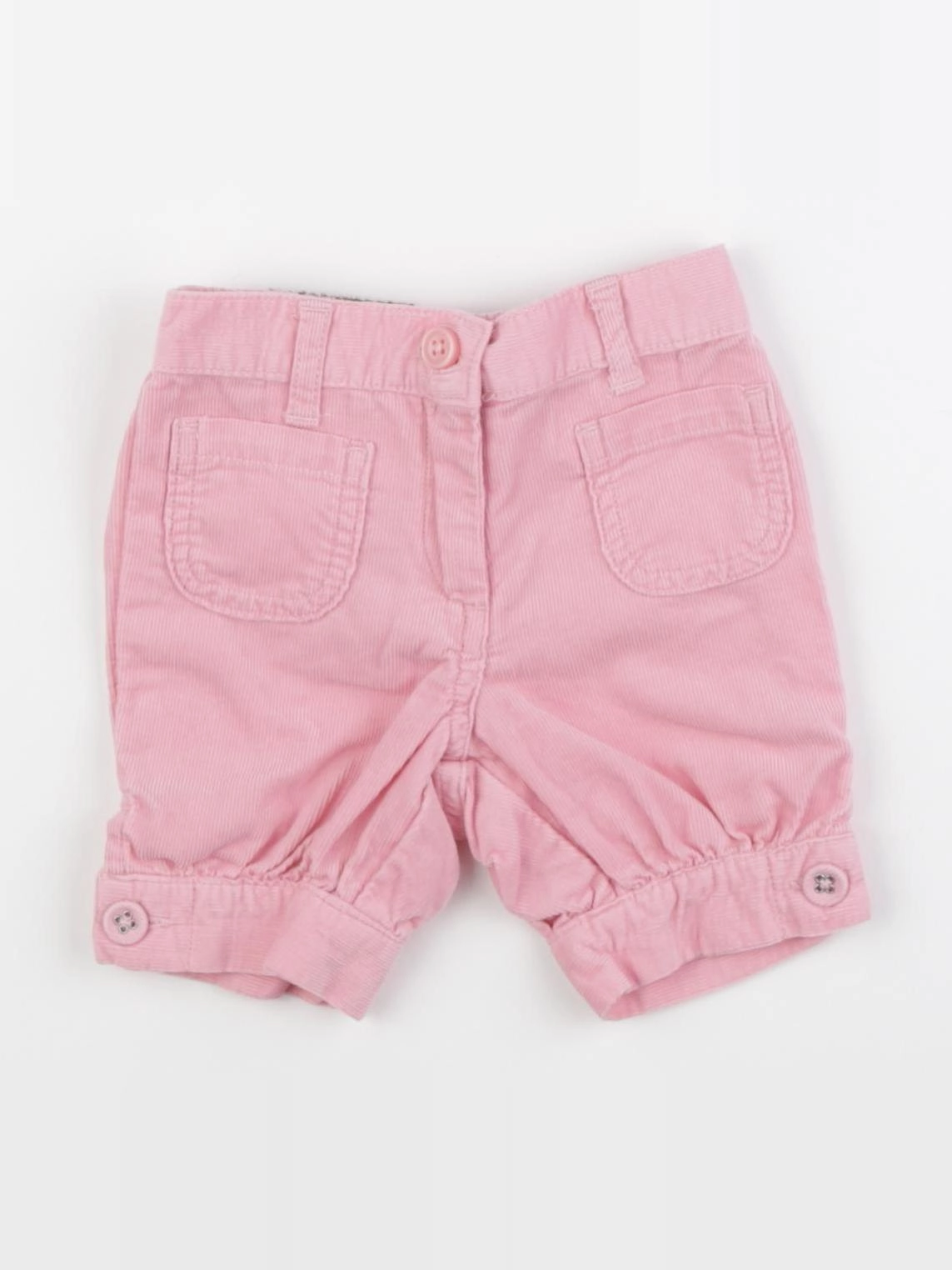 Janie and Jack - short rose - 3/6 mois