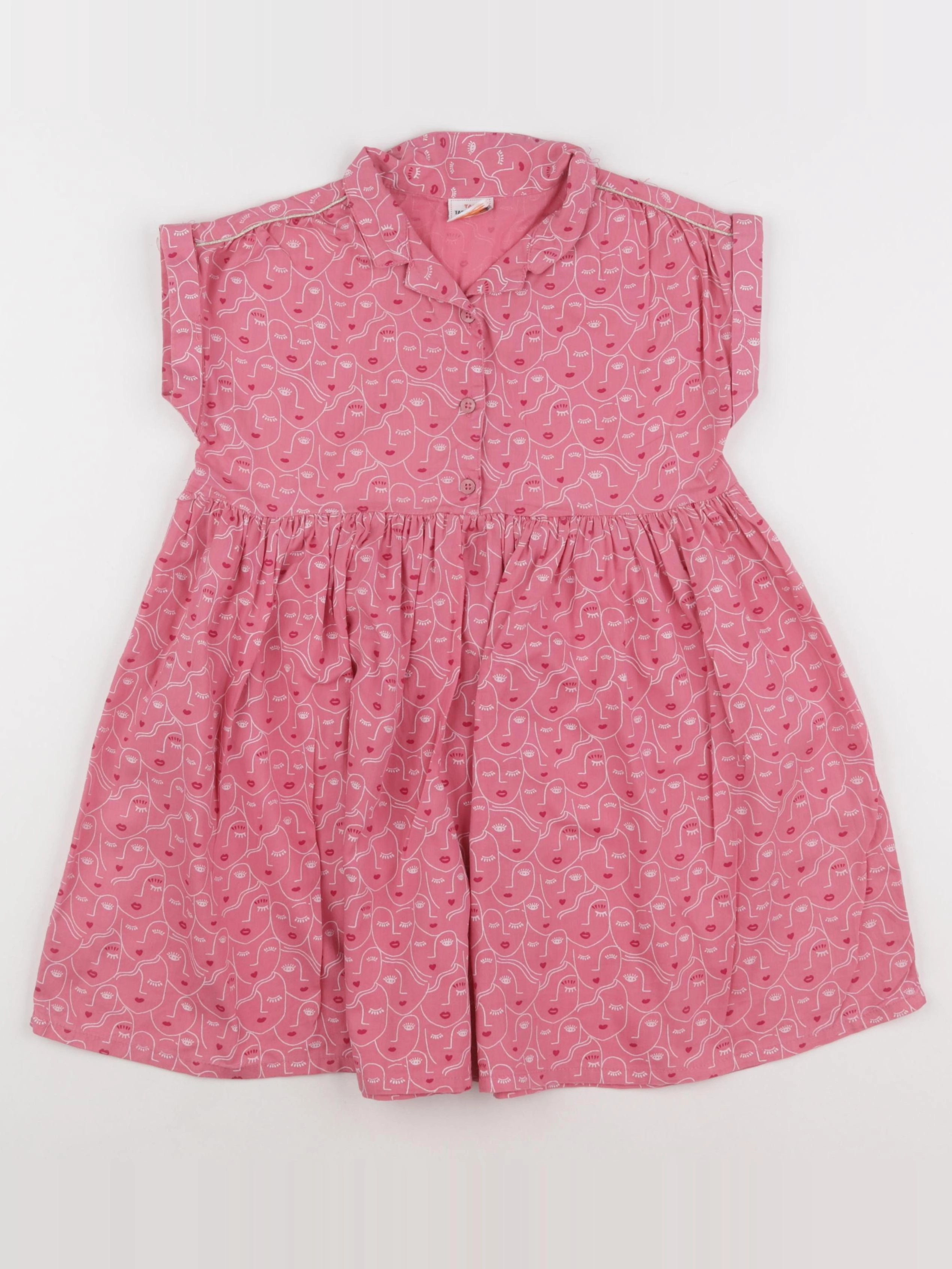 Tape à l'oeil - robe rose - 6 ans