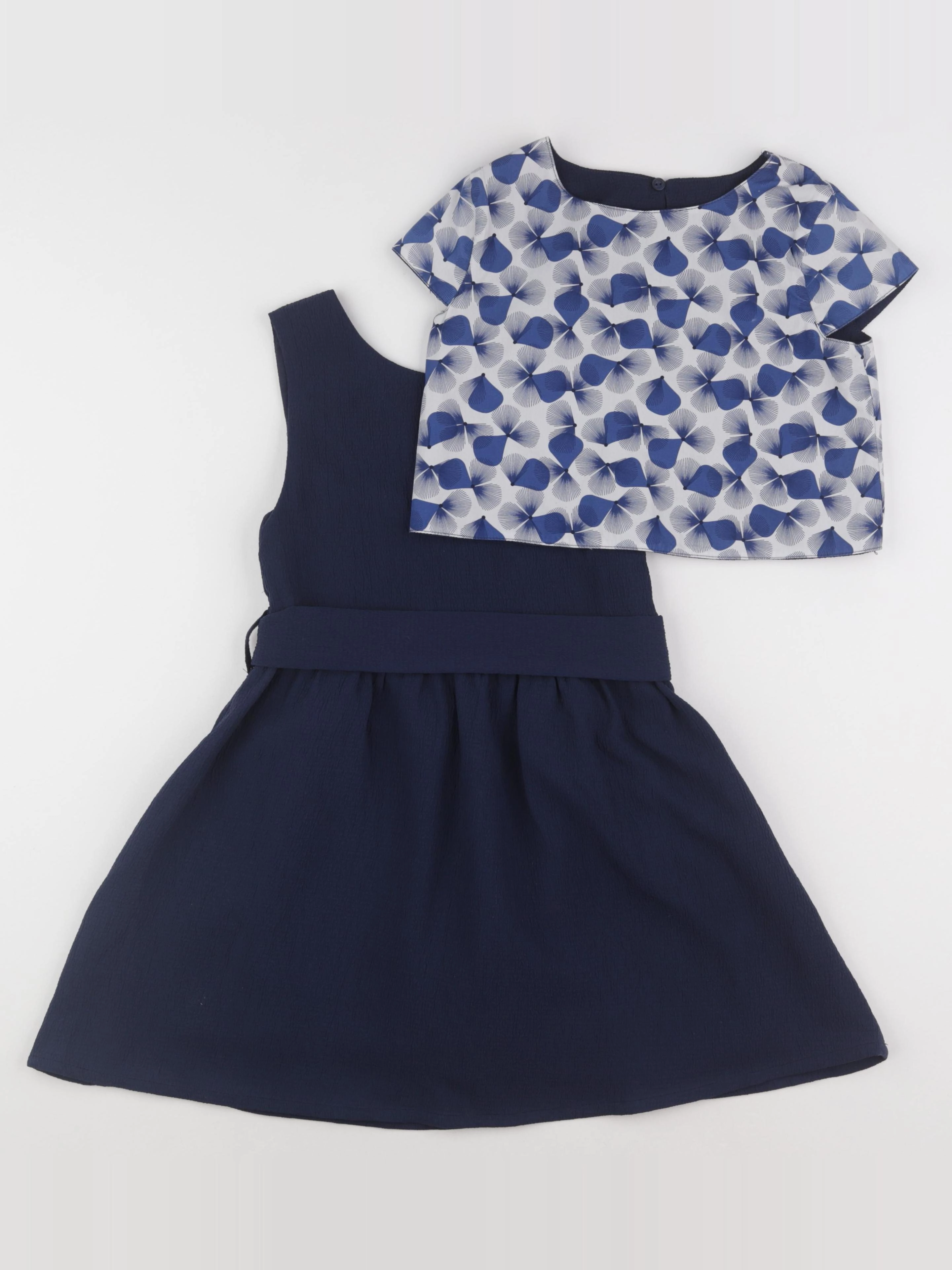 Okaidi - robe bleu - 8 ans