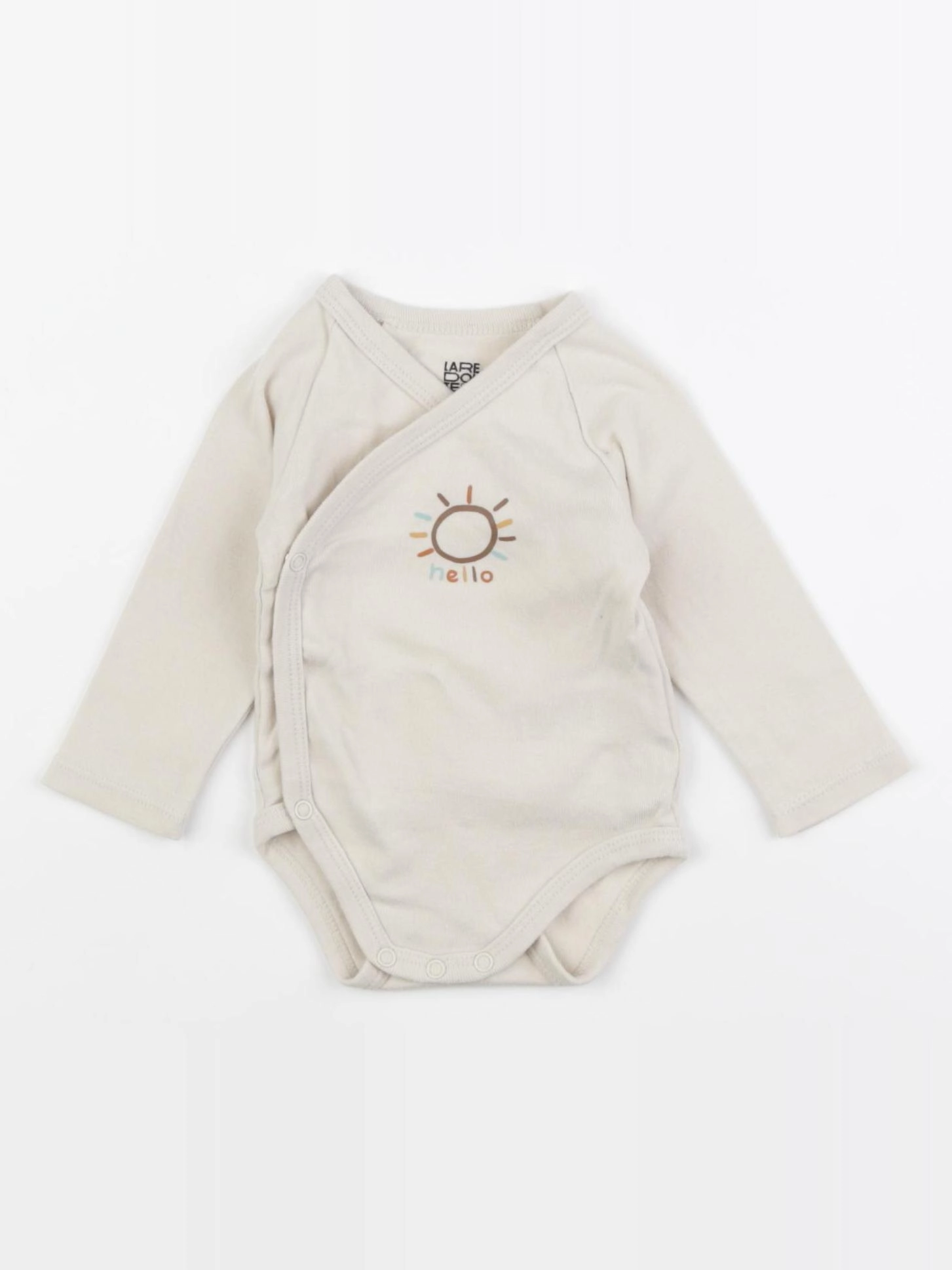 La Redoute - body beige - 1 mois