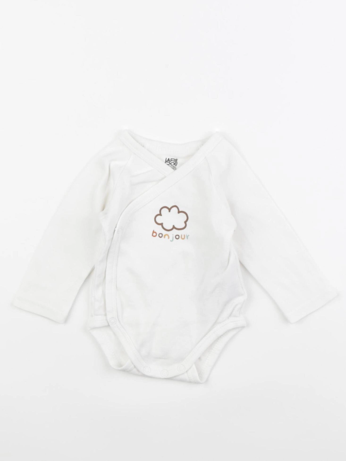 La Redoute - body blanc - 1 mois