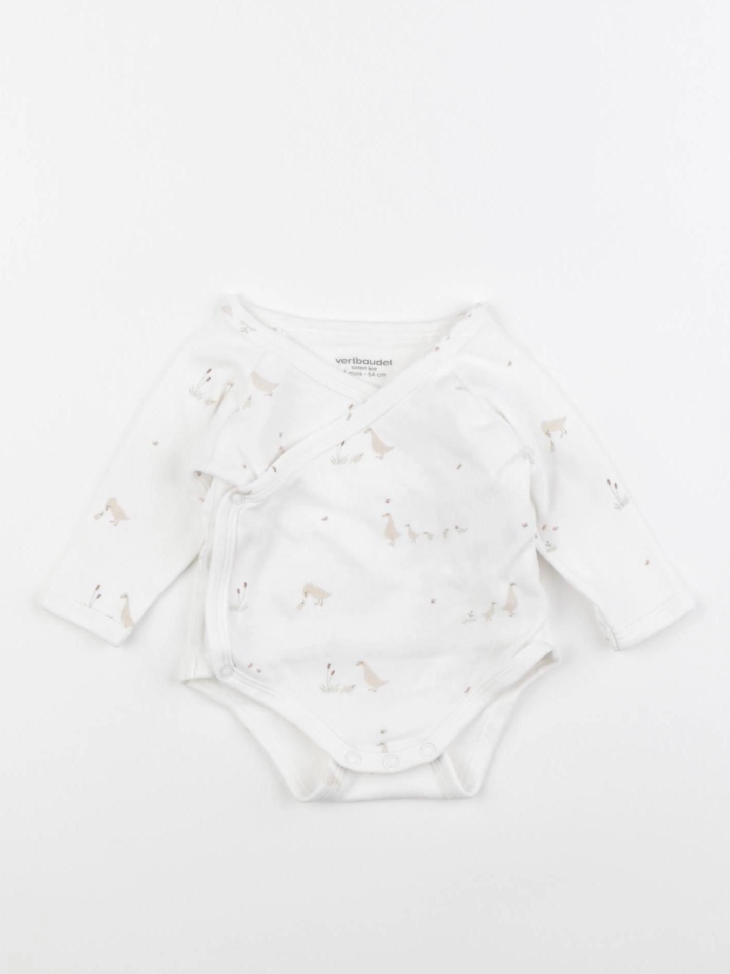 Vertbaudet - body blanc - 1 mois