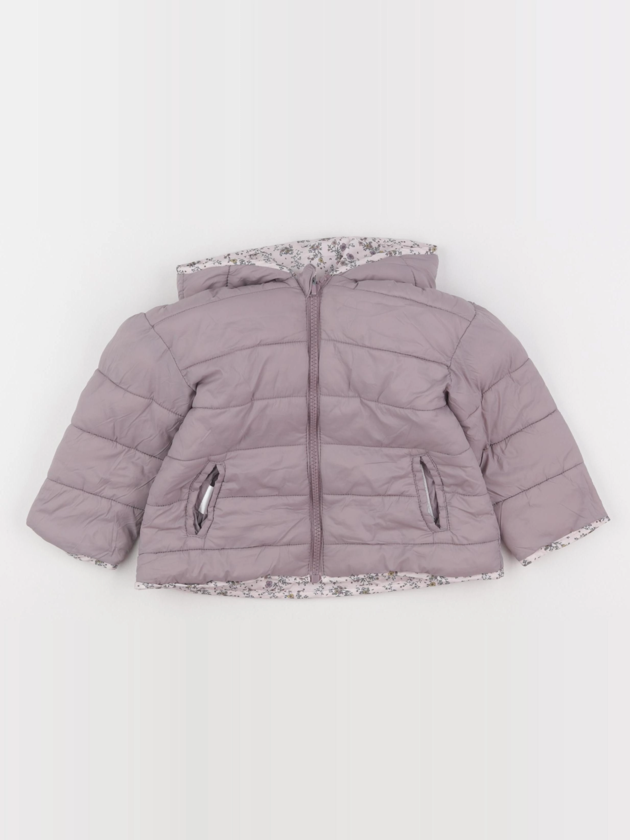 Vertbaudet - doudoune rose - 2 ans