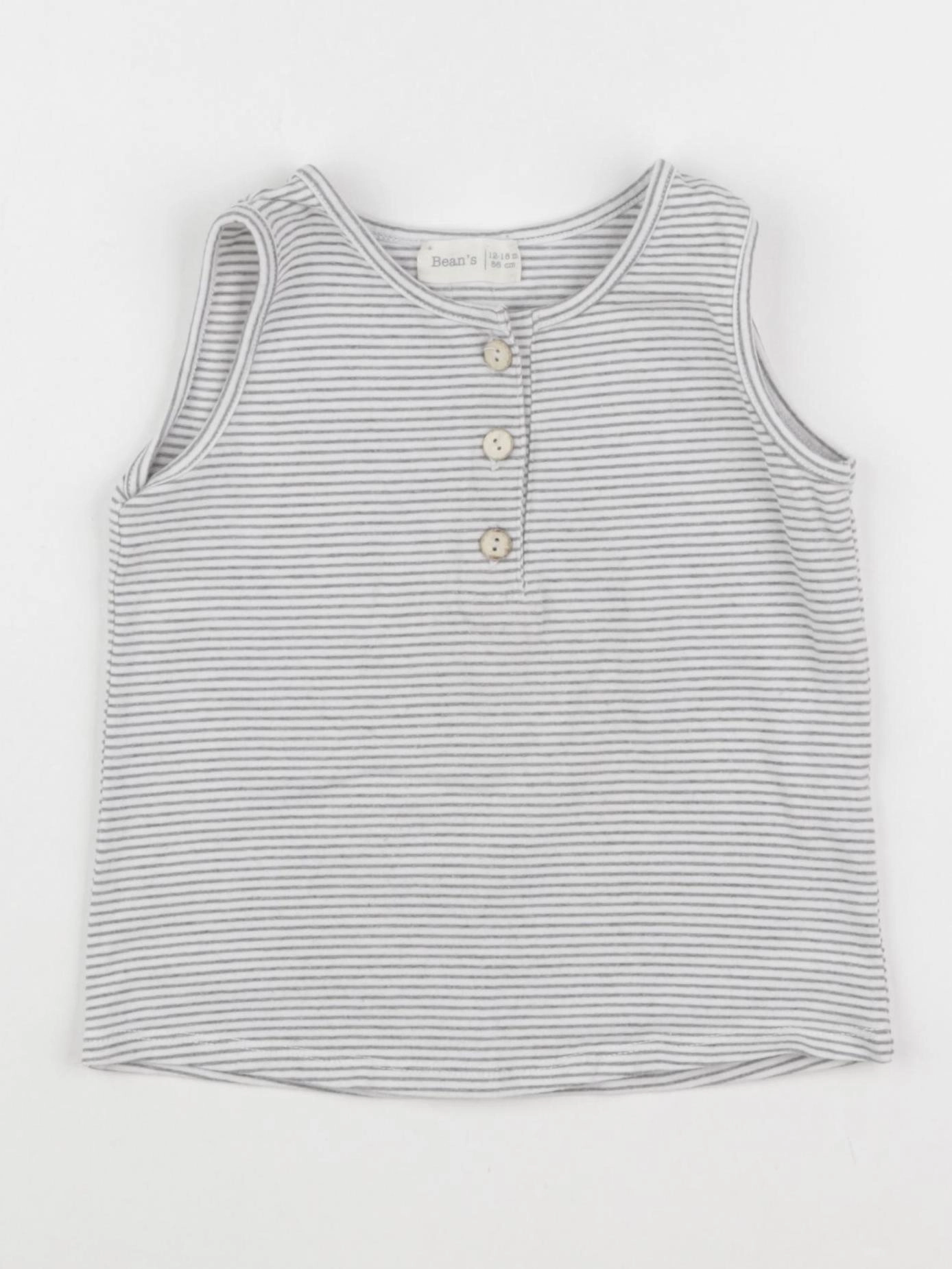 Bean's barcelona - débardeur gris - 12/18 mois