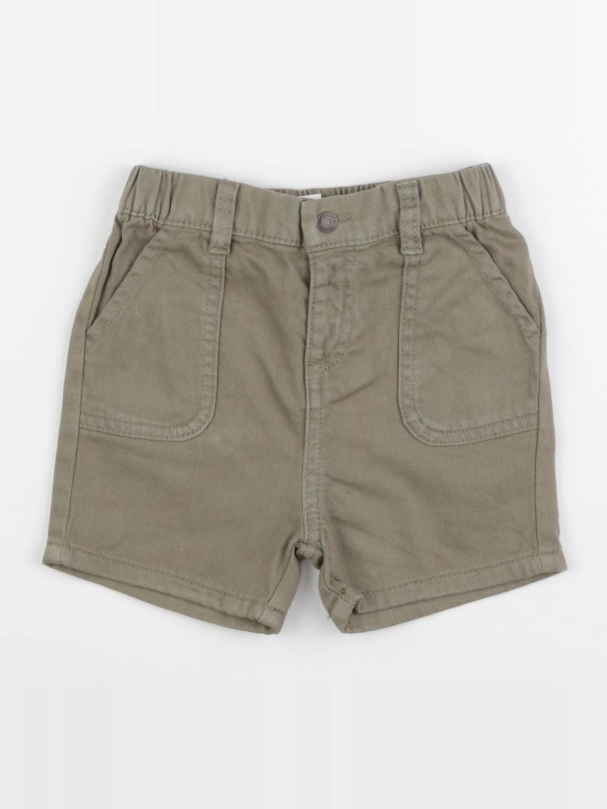Vertbaudet - short vert - 9 mois