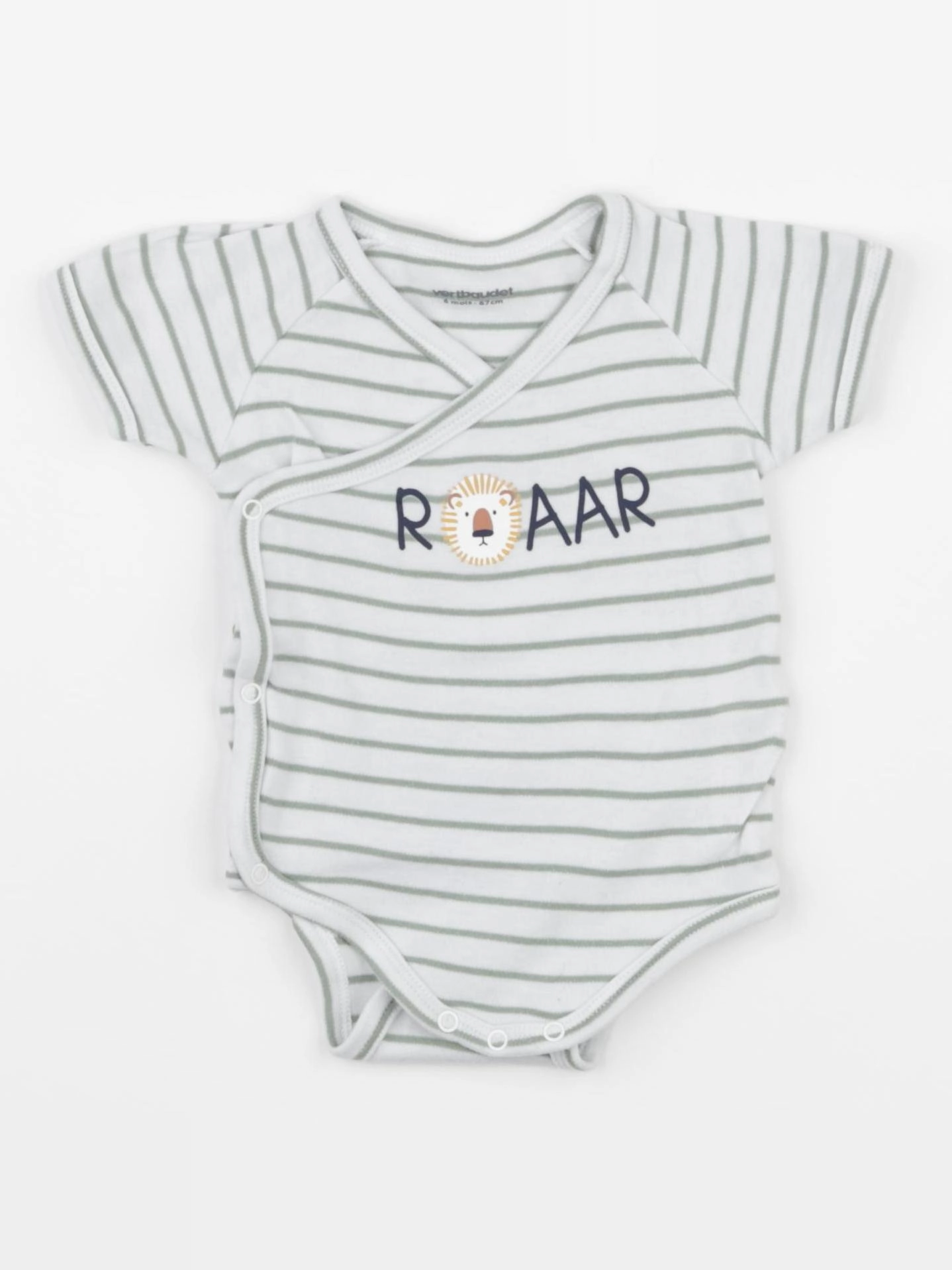 Vertbaudet - body vert - 6 mois