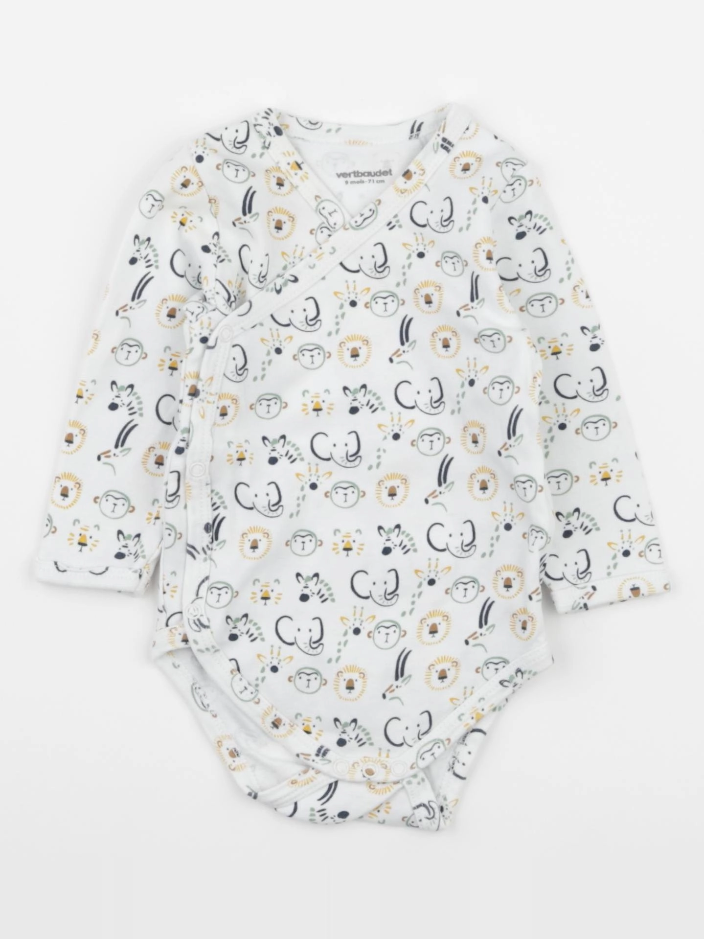 Vertbaudet - body blanc - 9 mois