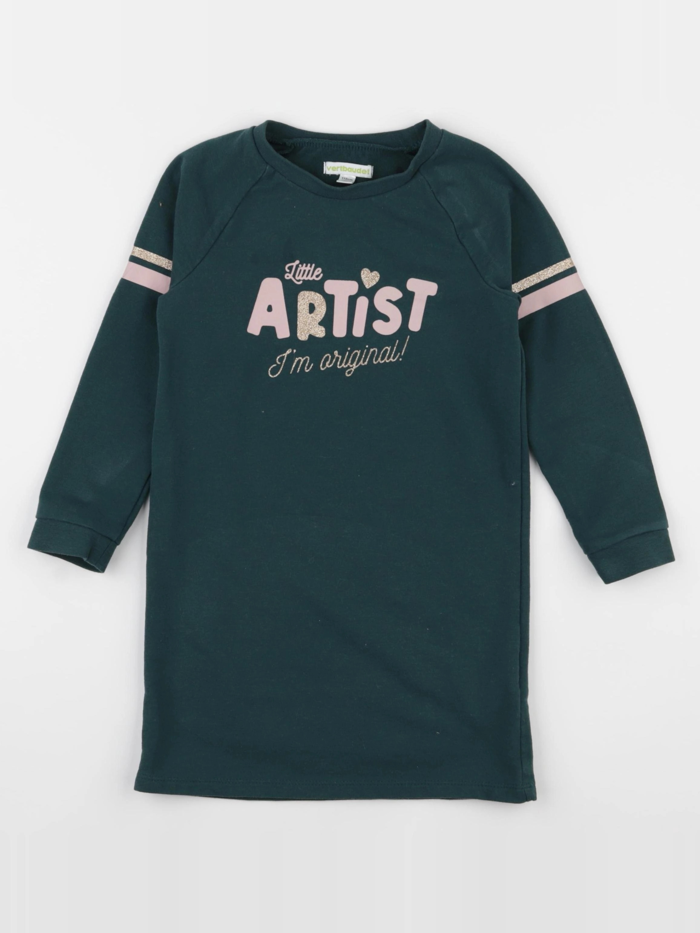 Vertbaudet - robe vert - 5 ans