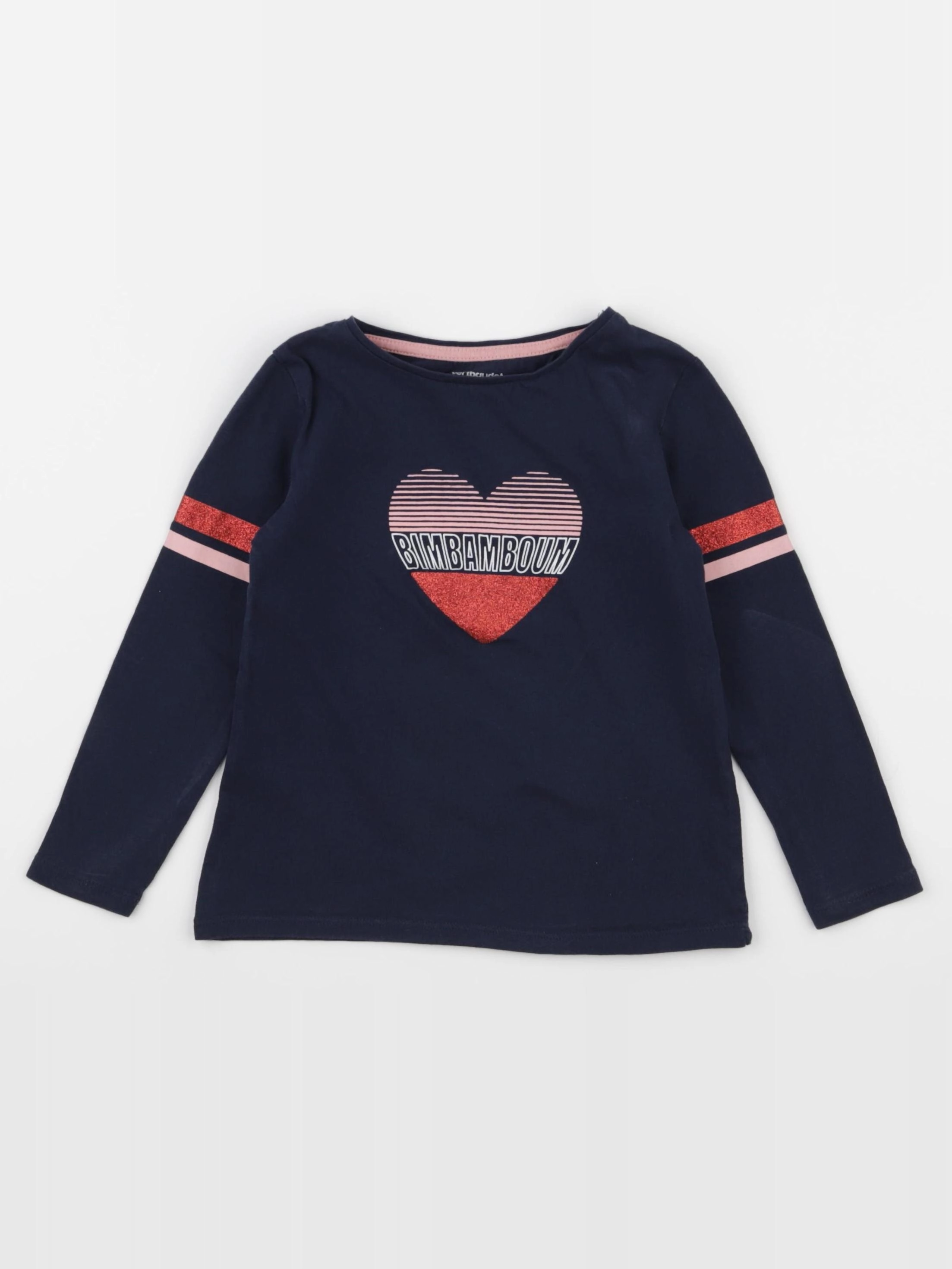 Vertbaudet - tee-shirt bleu - 4 ans