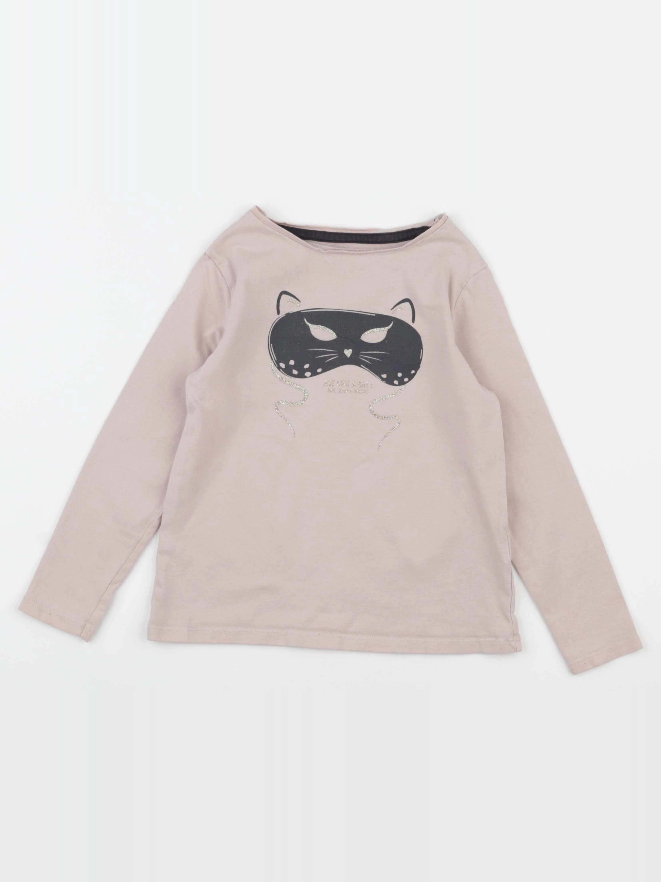 Vertbaudet - tee-shirt rose - 5 ans