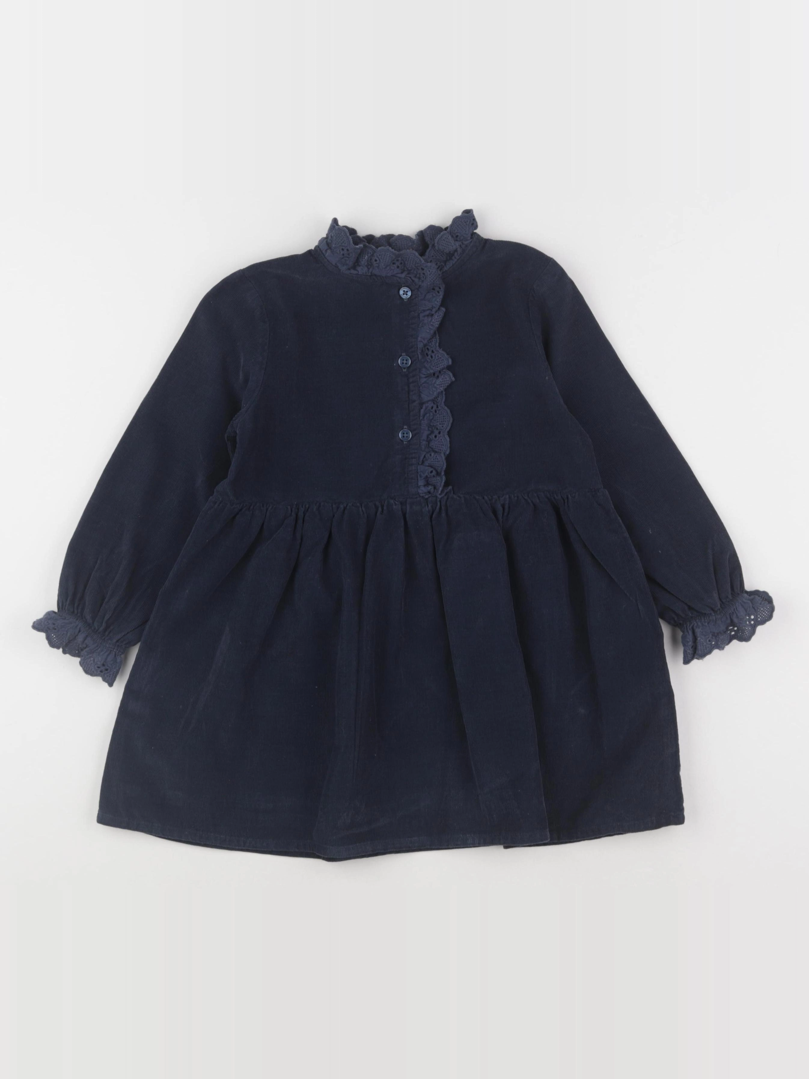 Cyrillus - robe bleu - 4 ans