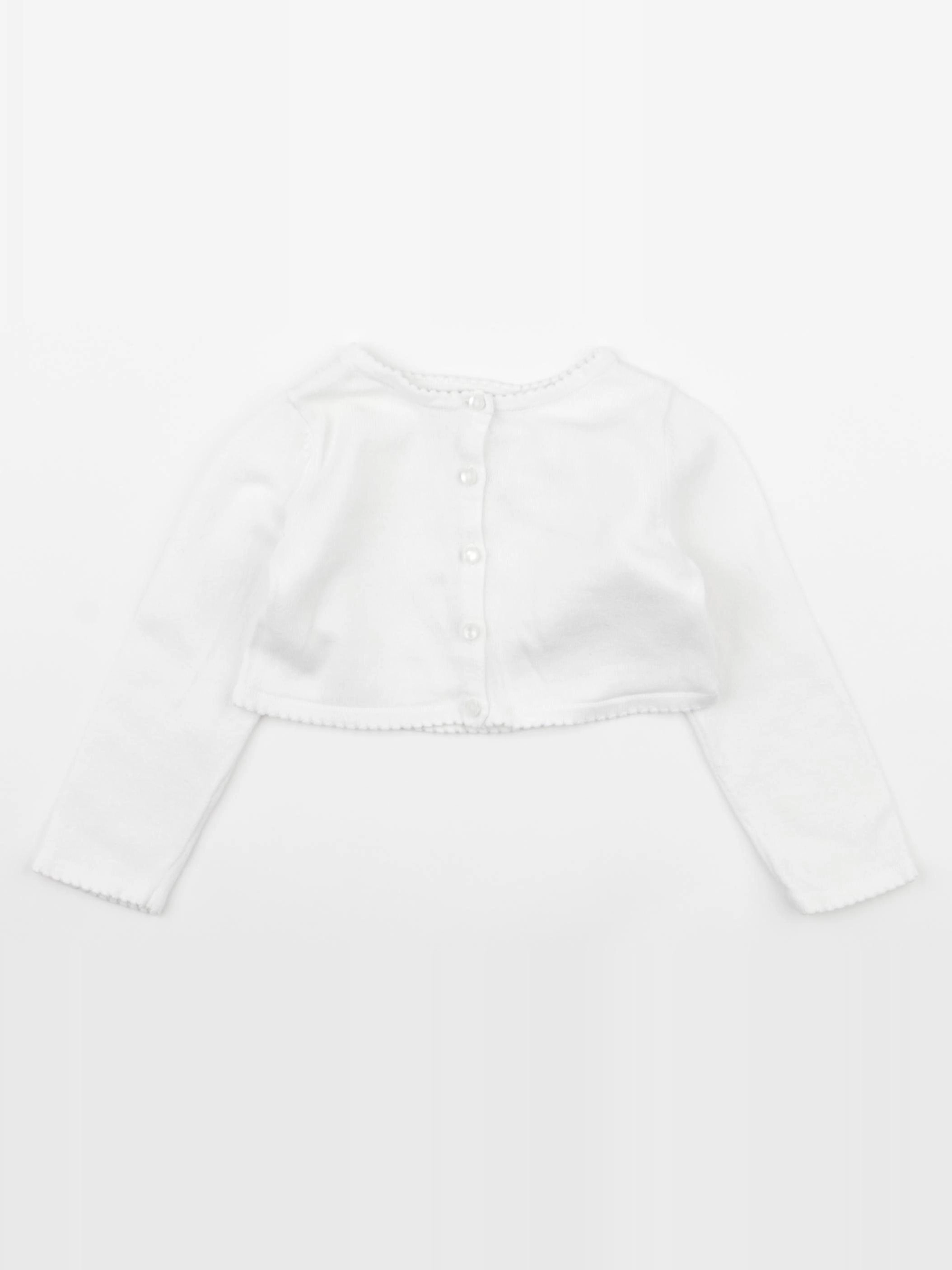 Jacadi - gilet blanc - 2 ans