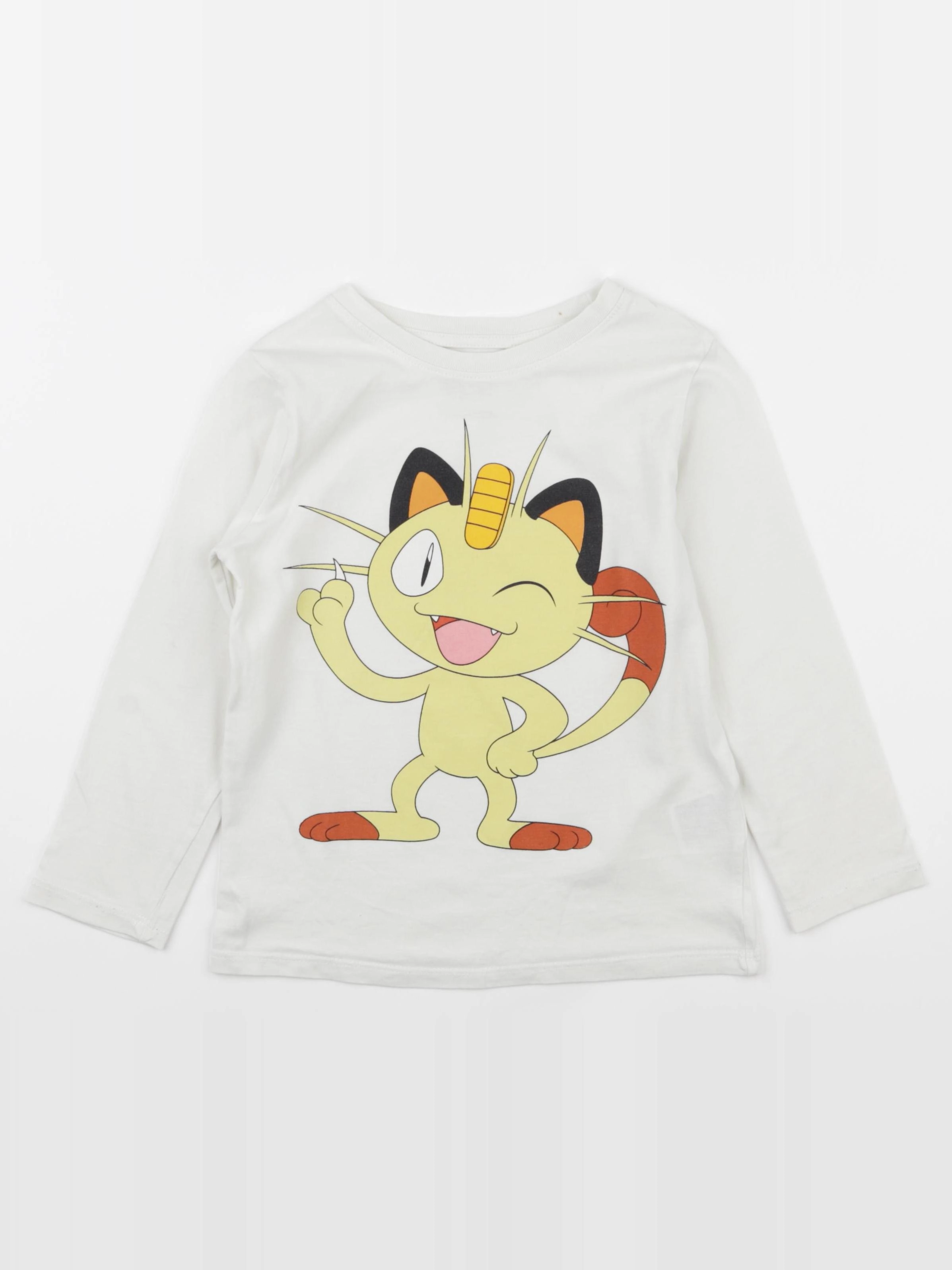 H&M - tee-shirt blanc - 5/6 ans