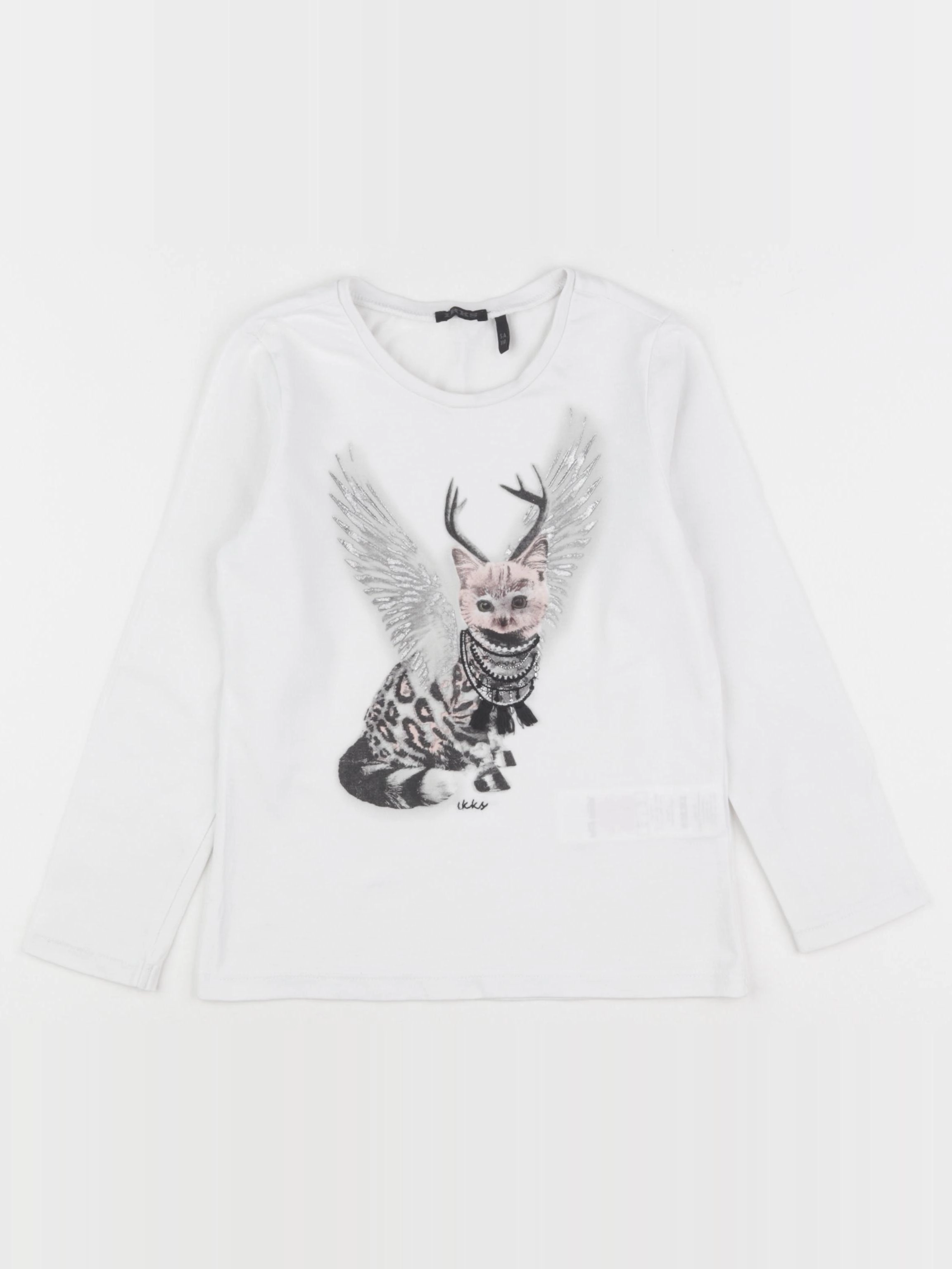 IKKS - tee-shirt blanc - 5 ans