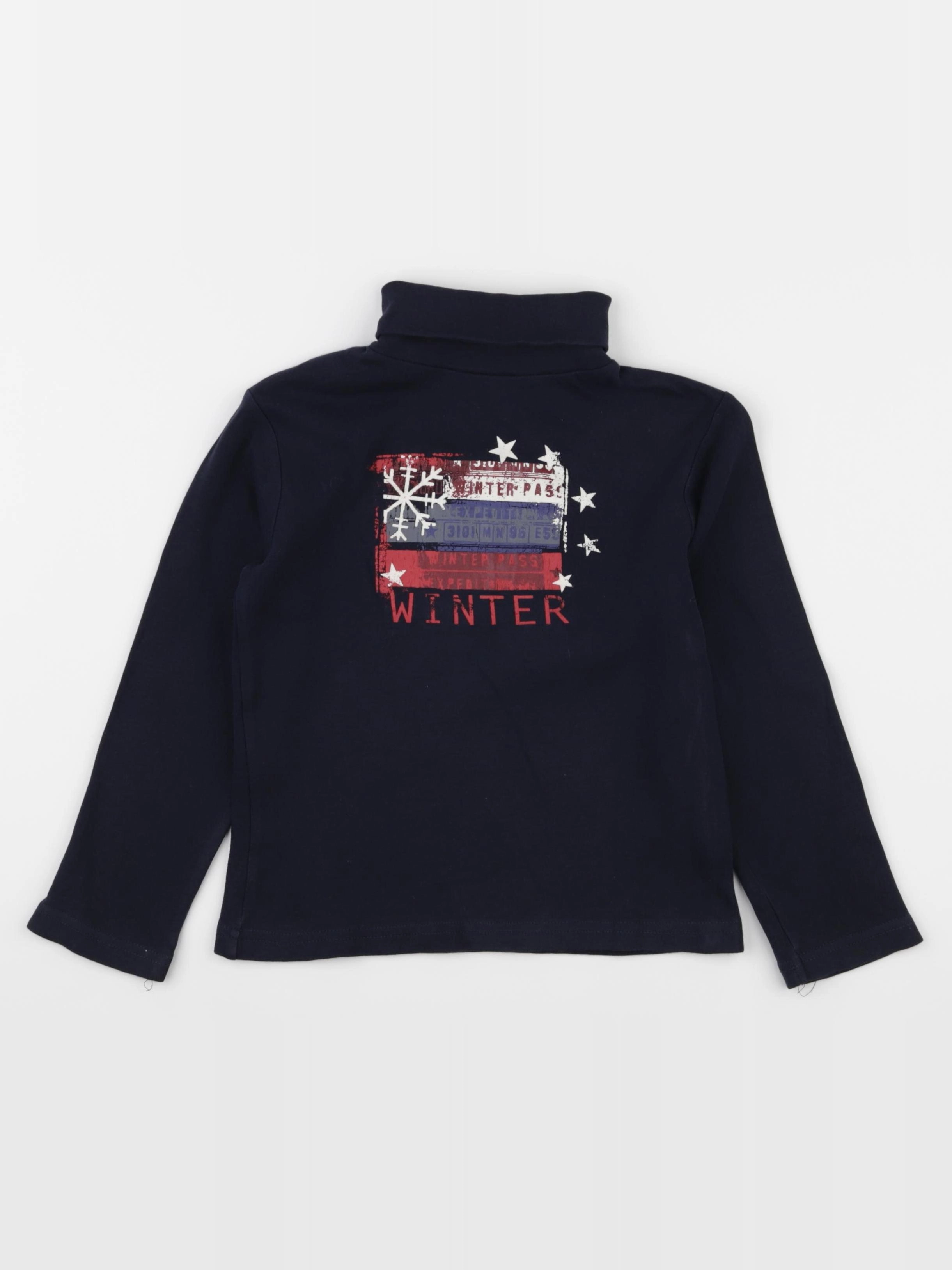 Okaidi - sous-pull bleu - 6 ans