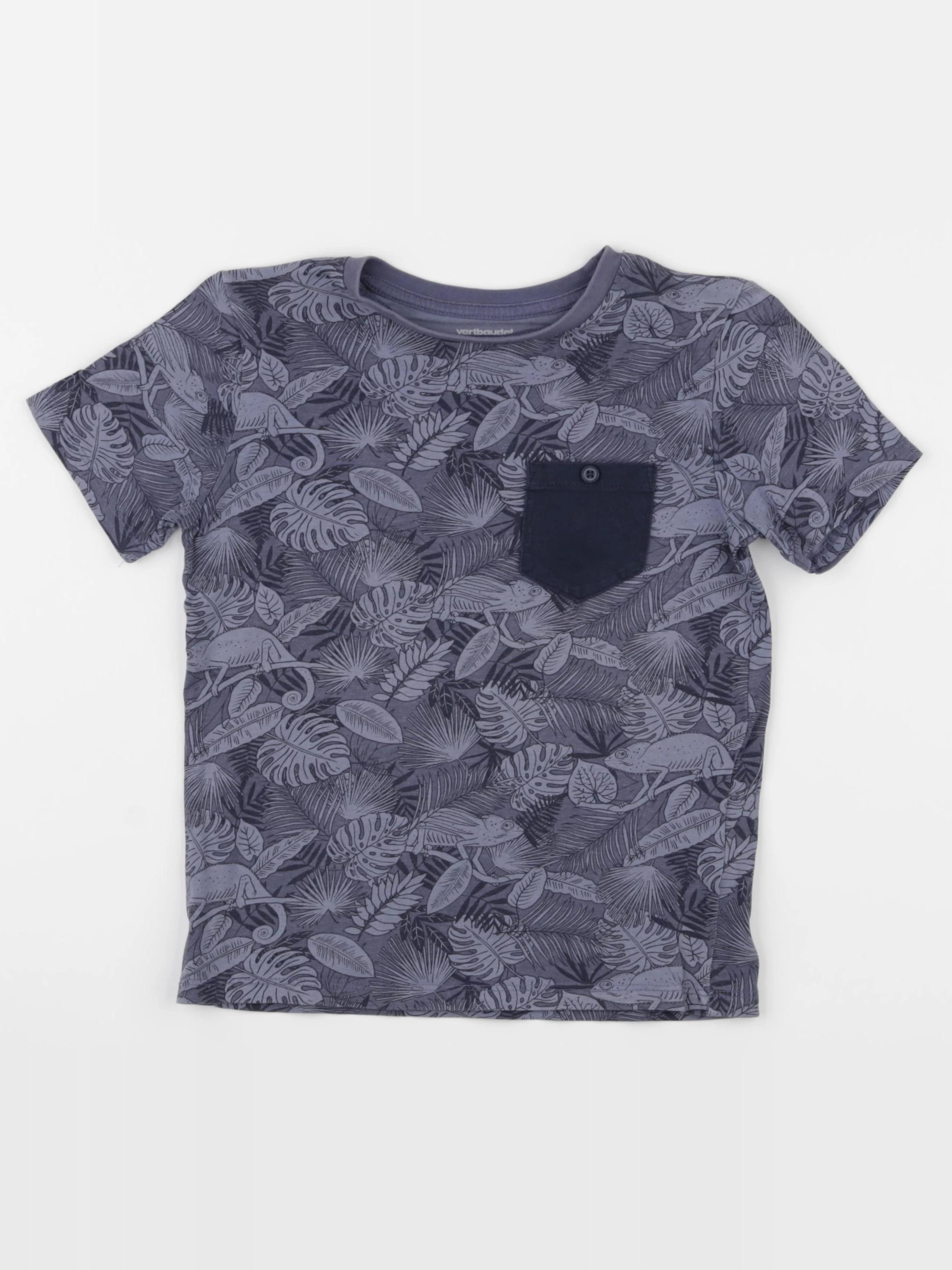 Vertbaudet - tee-shirt bleu - 6 ans