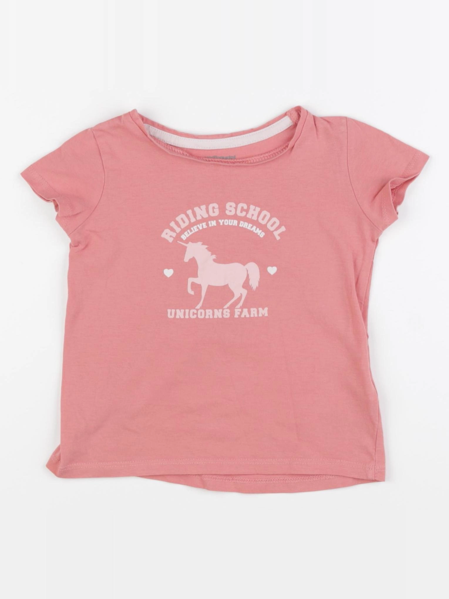 Vertbaudet - tee-shirt rose - 4 ans