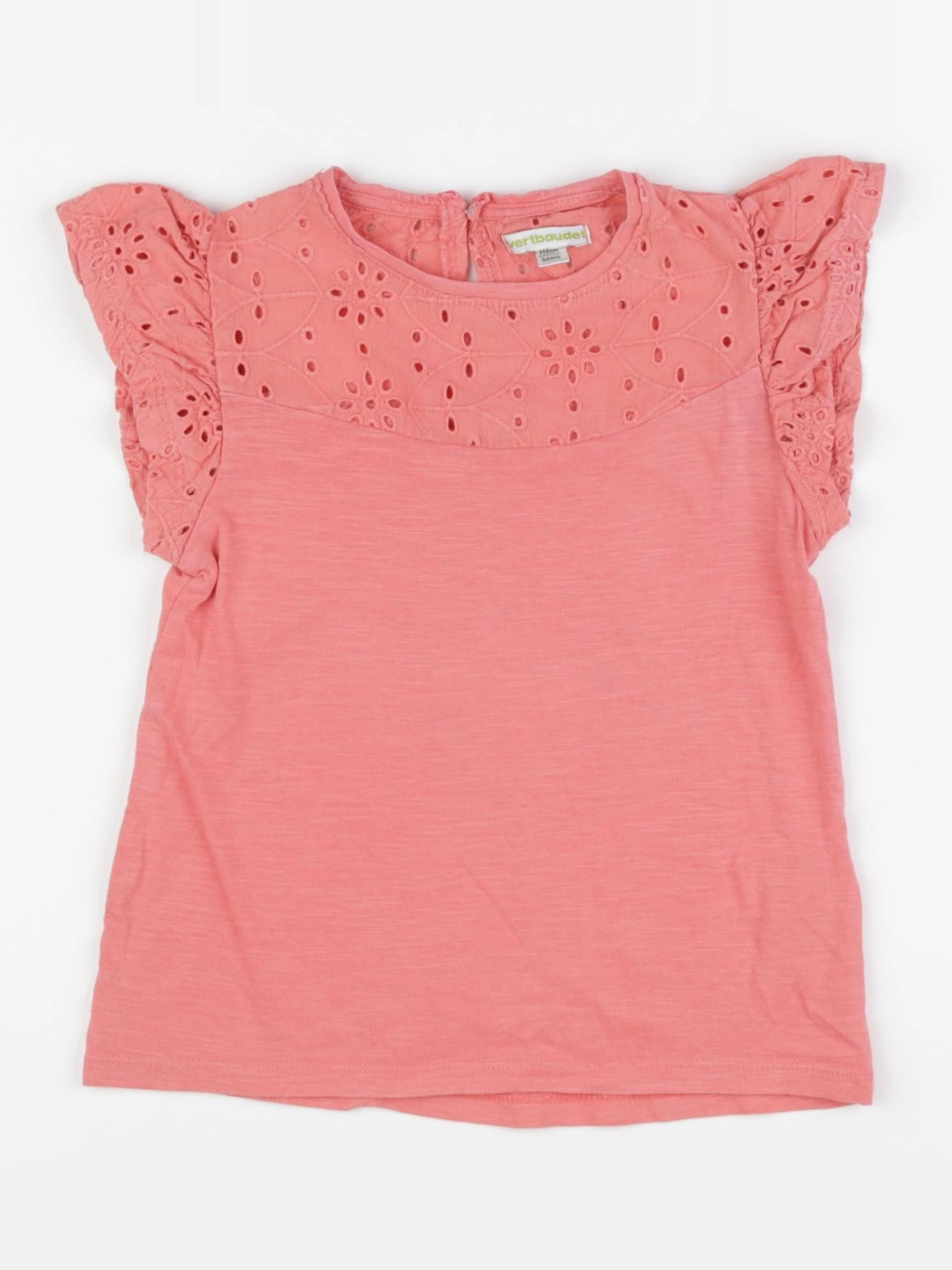 Vertbaudet - tee-shirt rose - 5 ans